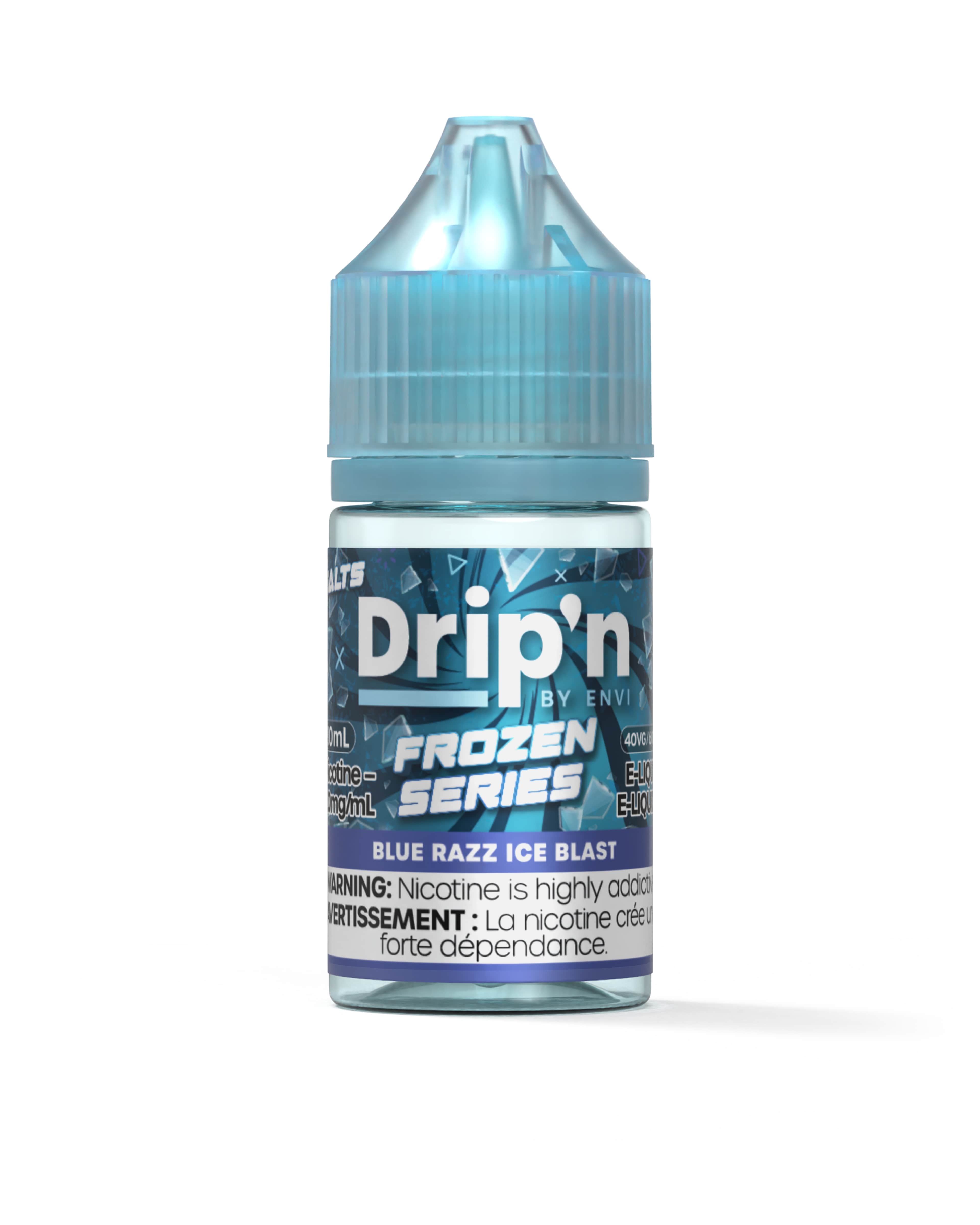 E-liquide glacé Drip'n d'Envi - Blue Razz Ice Blast