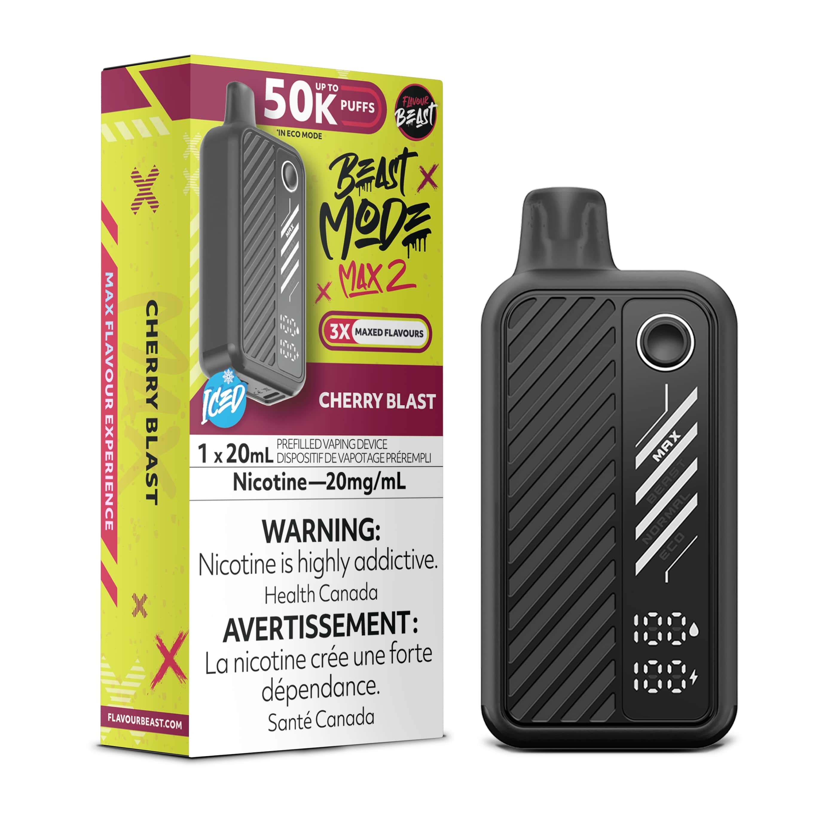 Flavour Beast - Beast Mode Max 2 (50K) Disposable: Cherry Blast