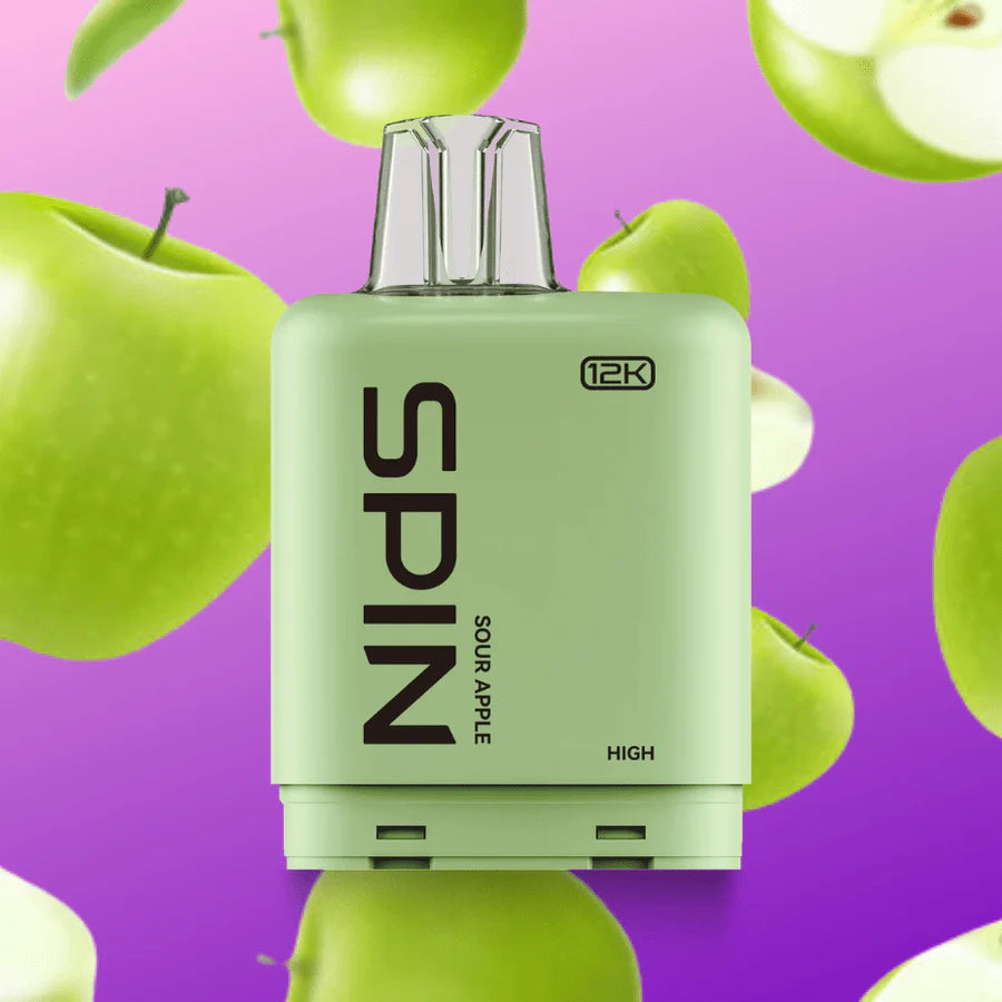 Spin Fizz X Pod 12 000 bouffées Vape – Pomme acidulée