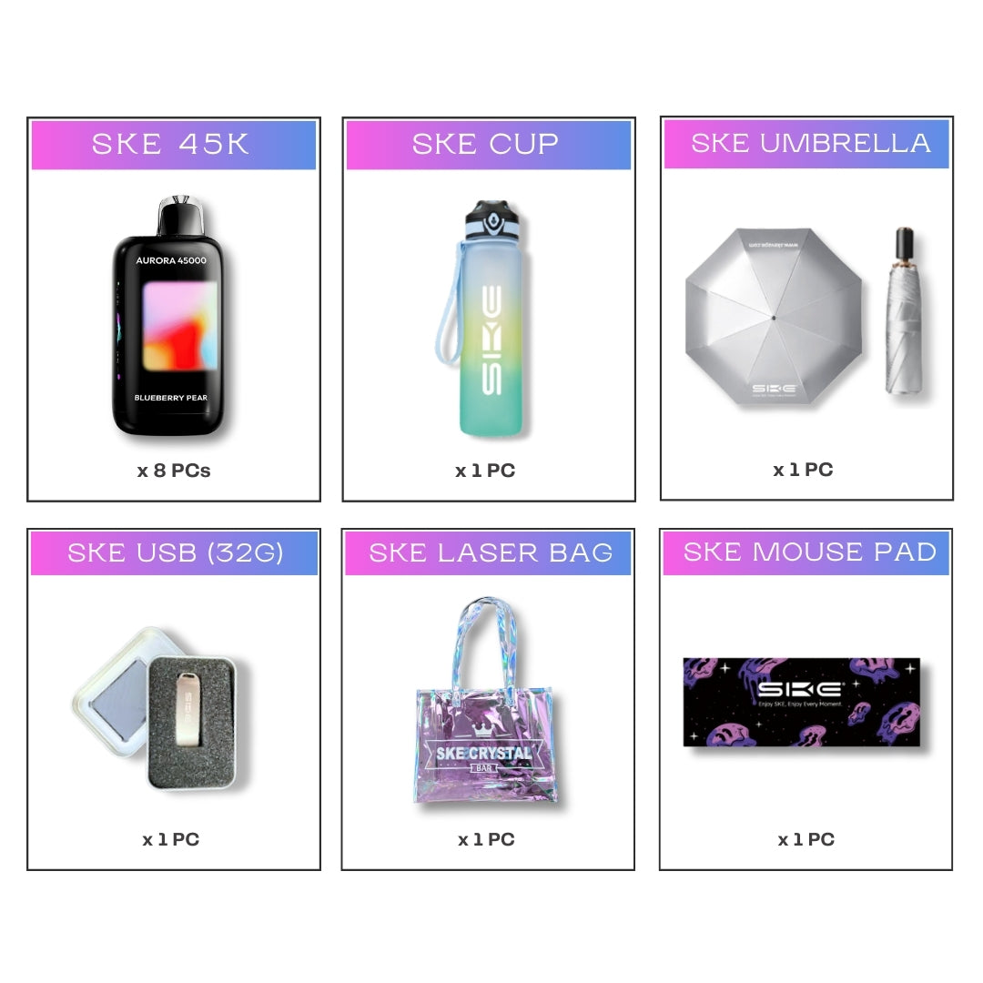 Coffret cadeau SKE Aurora 45K (13 pièces)