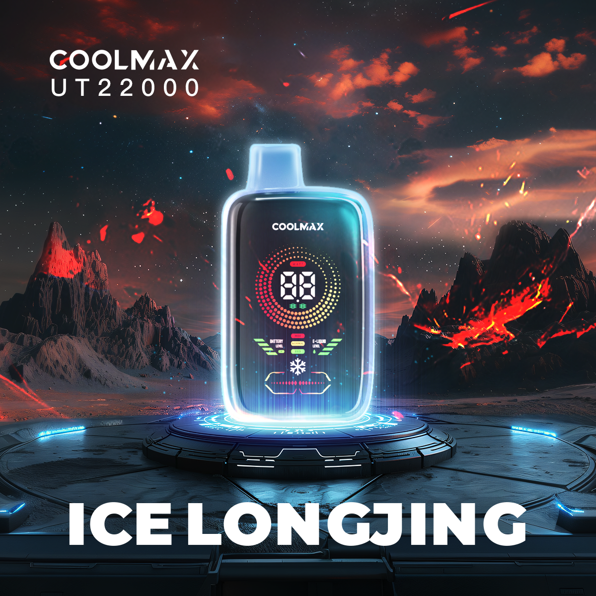 Coolmax Ut22000 Disposable Vape Ice Longjing(Super Cool)
