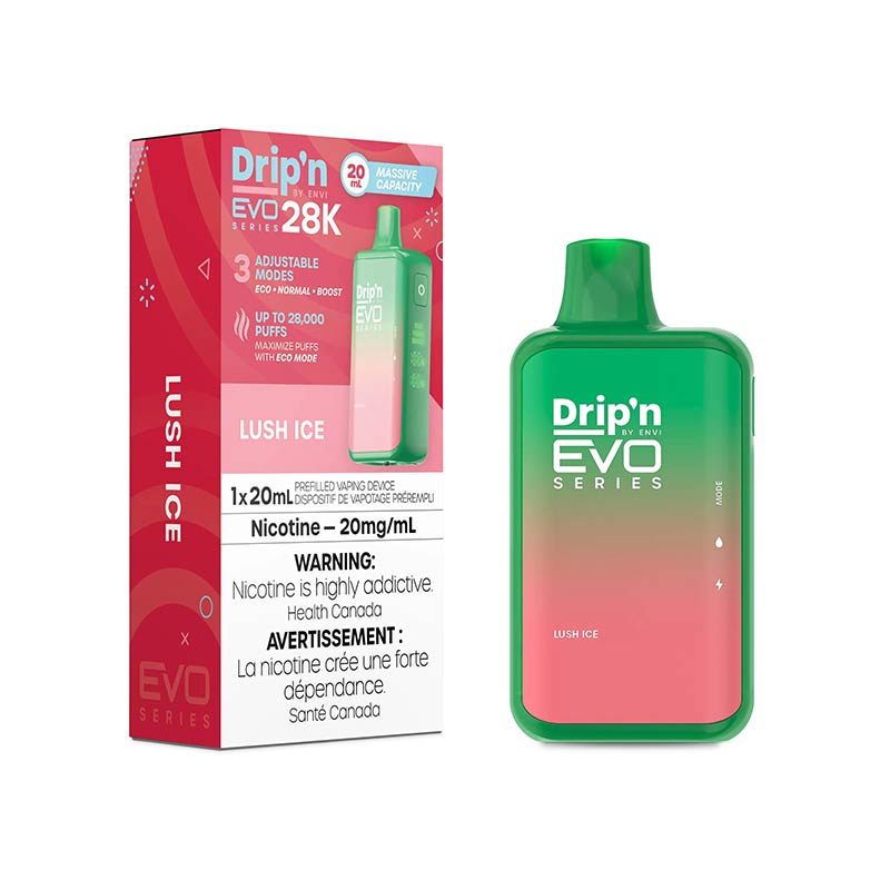 Drip'n by Envi EVO Series 28K (28000) Disposable Lush Ice