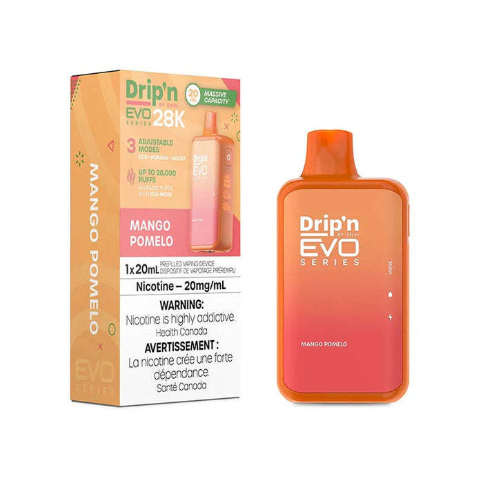 Drip'n By Envi Evo Series 28k (28000) Disposable Mango Pomelo