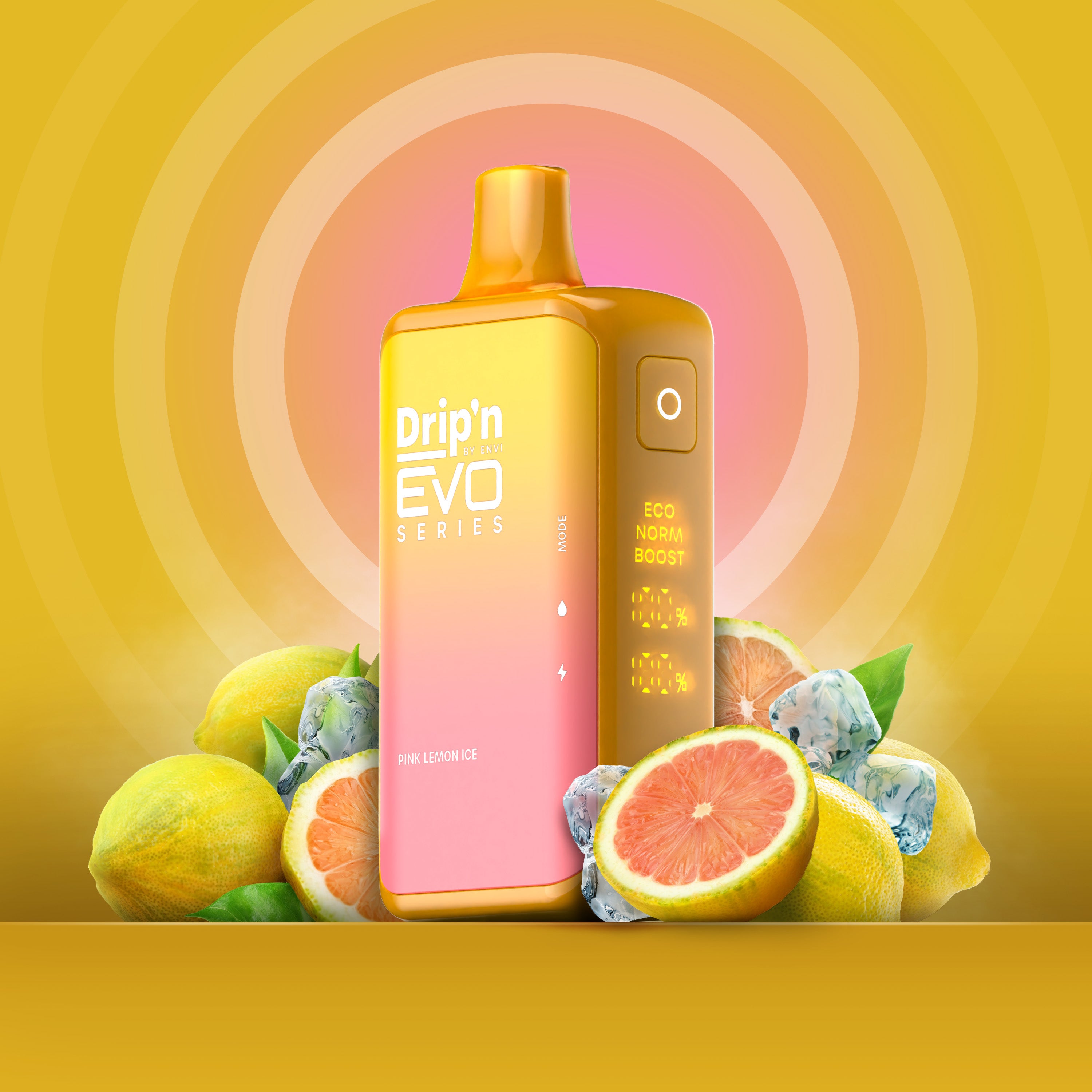 Drip'n By Envi Evo Series 28k (28000) Disposable Pink Lemon Ice