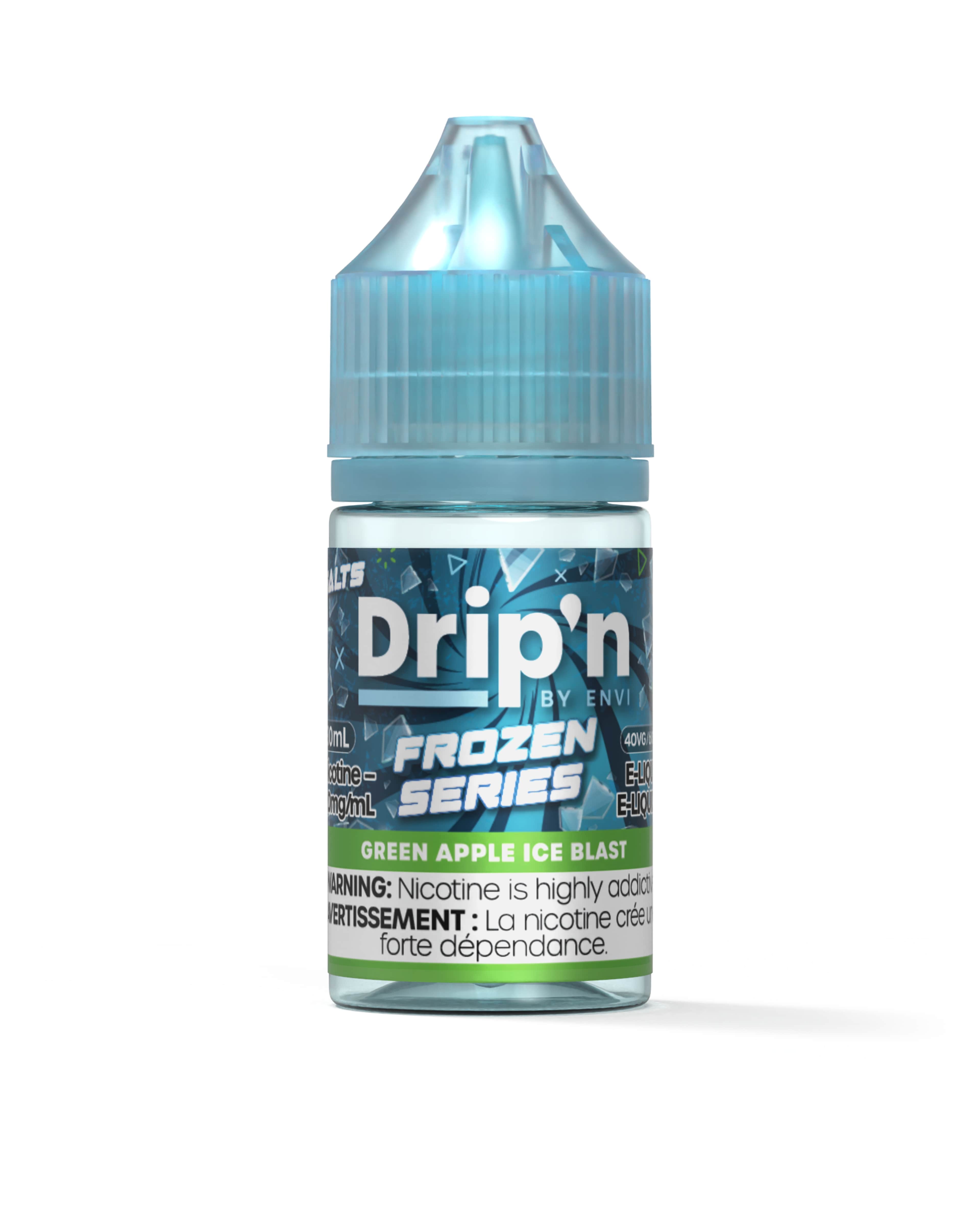 Drip'n By Envi Frozen Salt Juice Green Apple Ice Blast