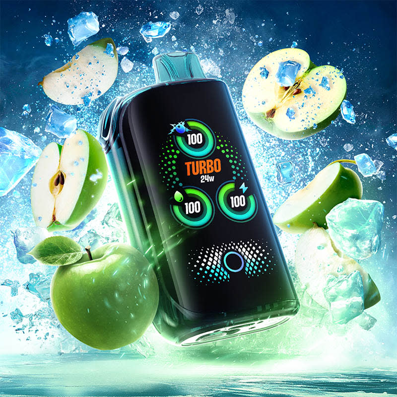 [La Reine des Neiges] Drip'n par Envi x Fasta Blast 30K Jetable - Glace à la Pomme Verte