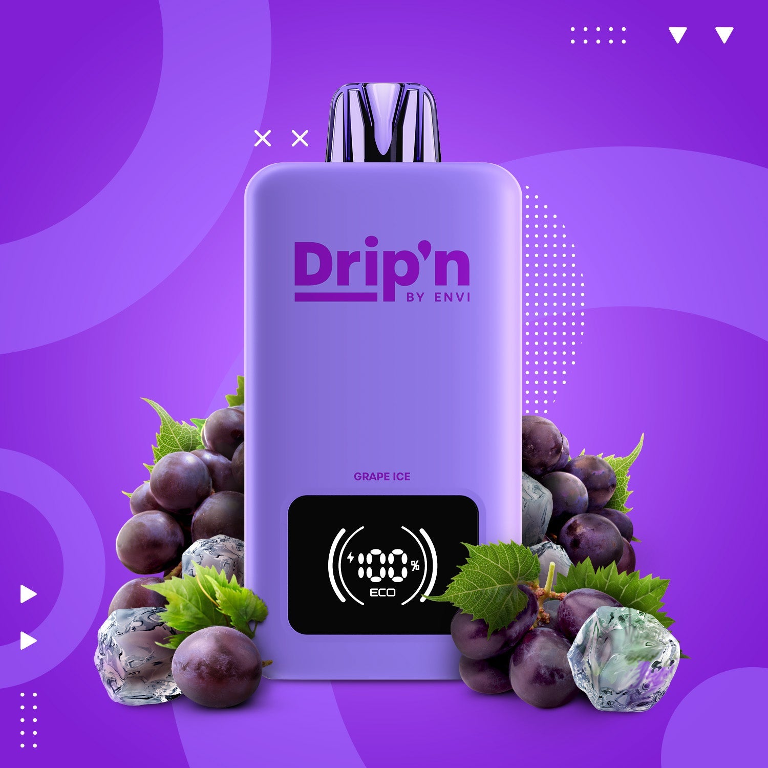 Drip'n by Envi 70K 26ML Disposable Grape Ice