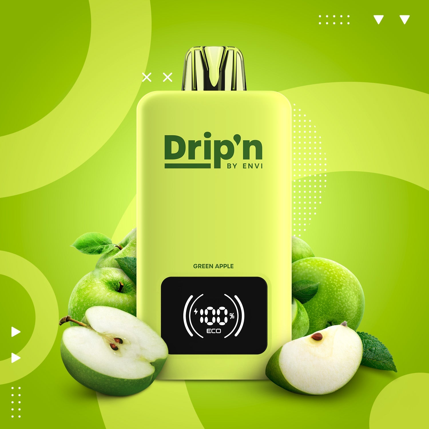 Drip'n by Envi 70K 26ML Disposable Green Apple