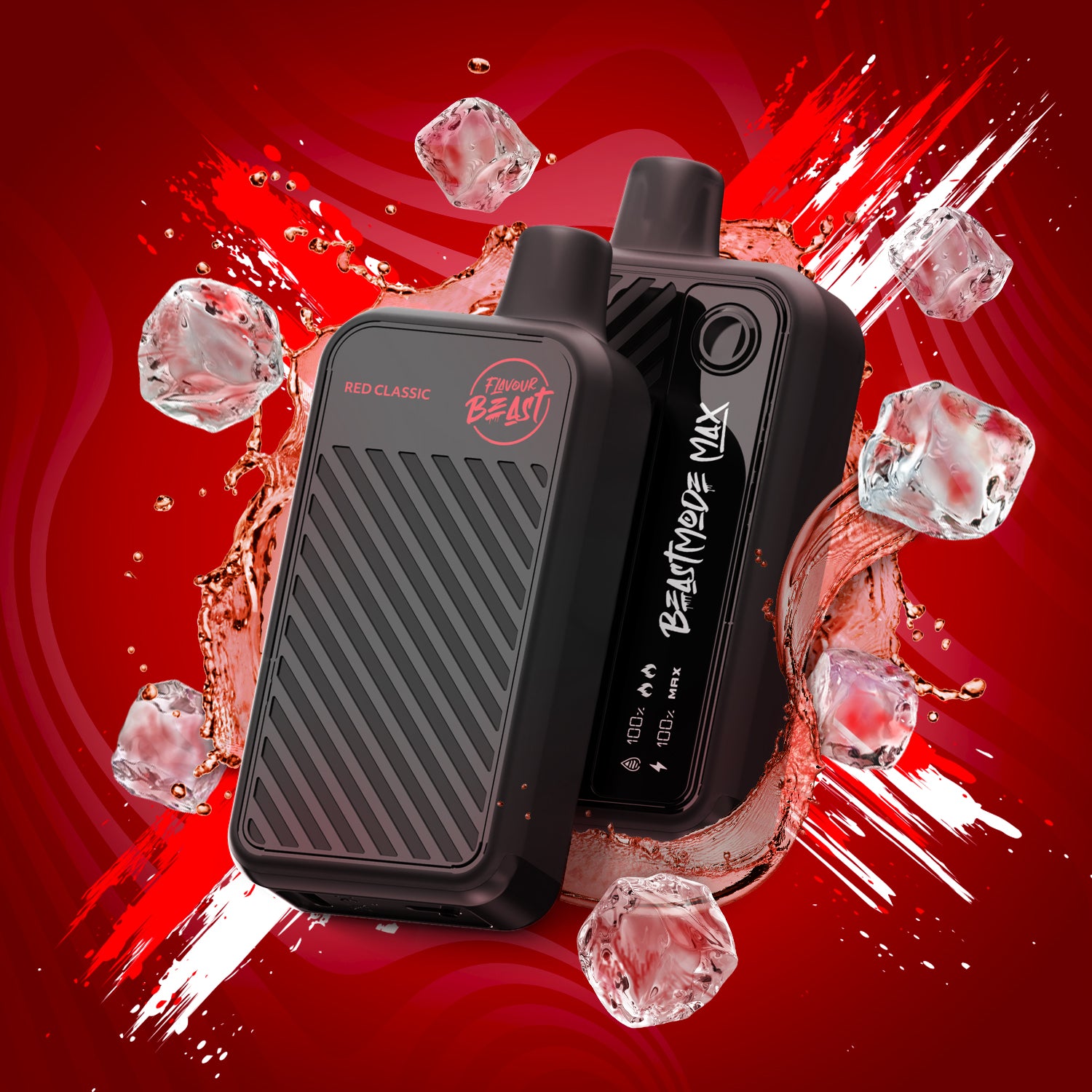 Flavour Beast Beast Mode Max 18K Disposable  Chuggin' Red Classic
