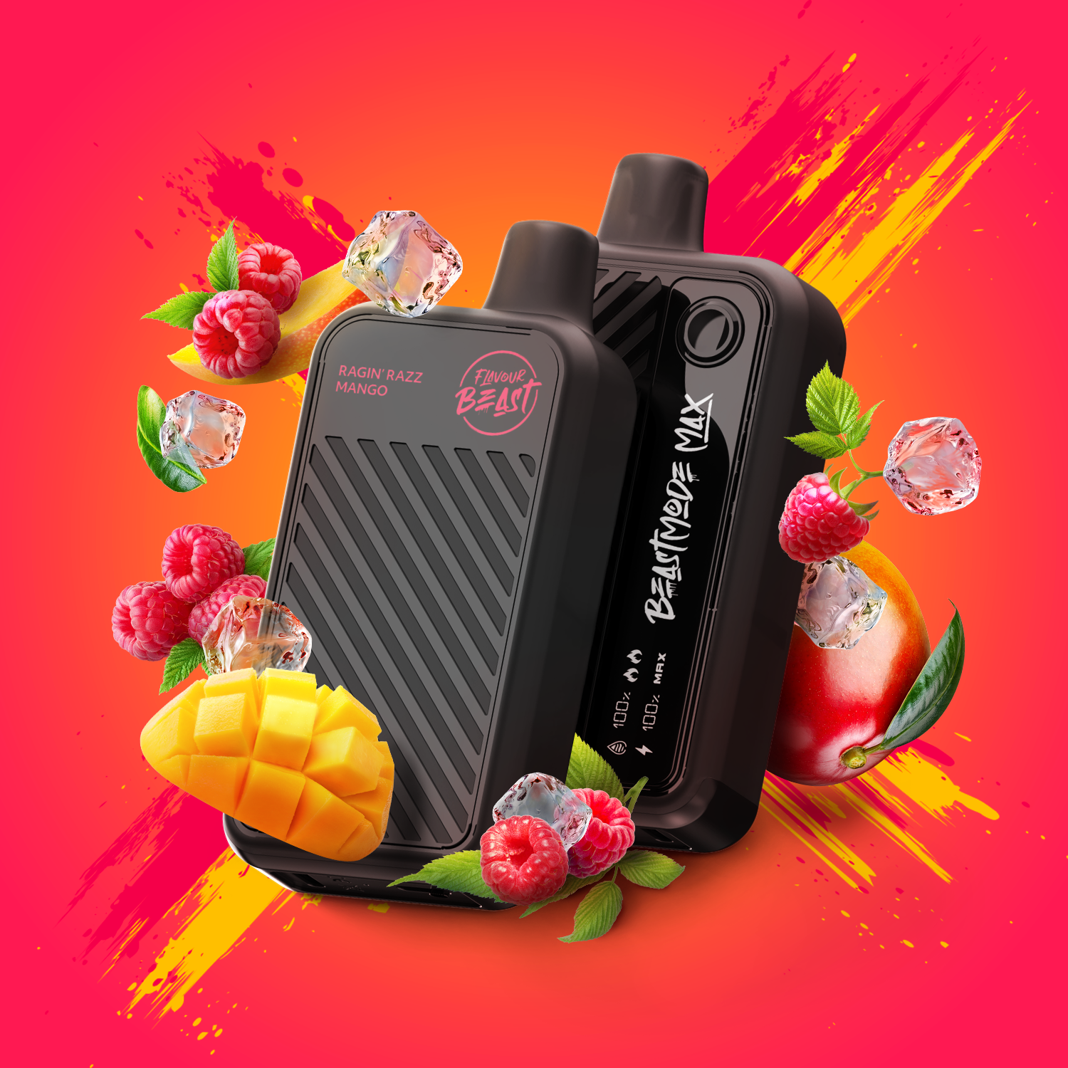 Flavour Beast  Beast Mode Max 18K Disposable Ragin' Razz Mango
