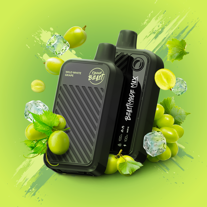 Flavour Beast Beast Mode Max 18k Disposable: Wild White Grape Iced