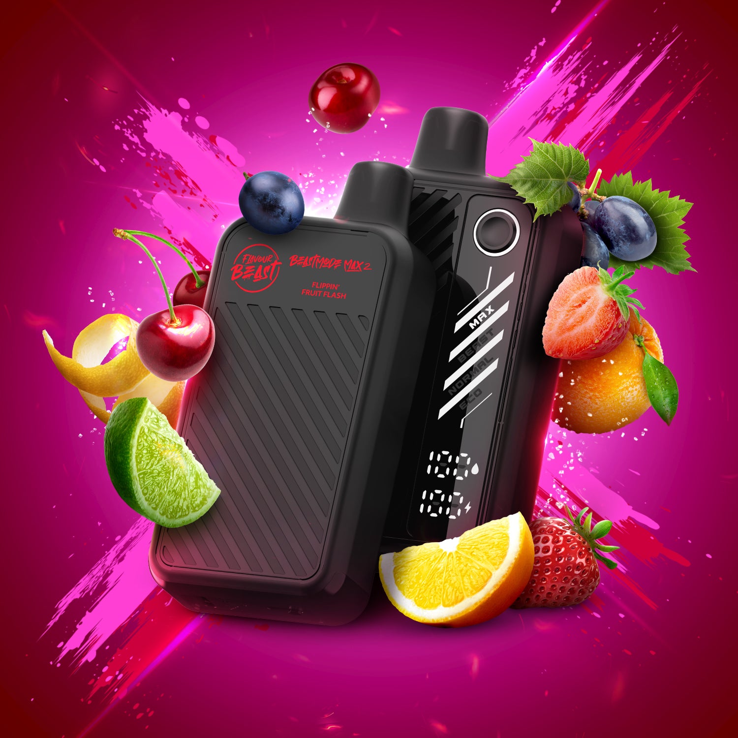 Flavour Beast Beast Mode Max 2 (50k) Disposable: Flippin' Fruit Flash