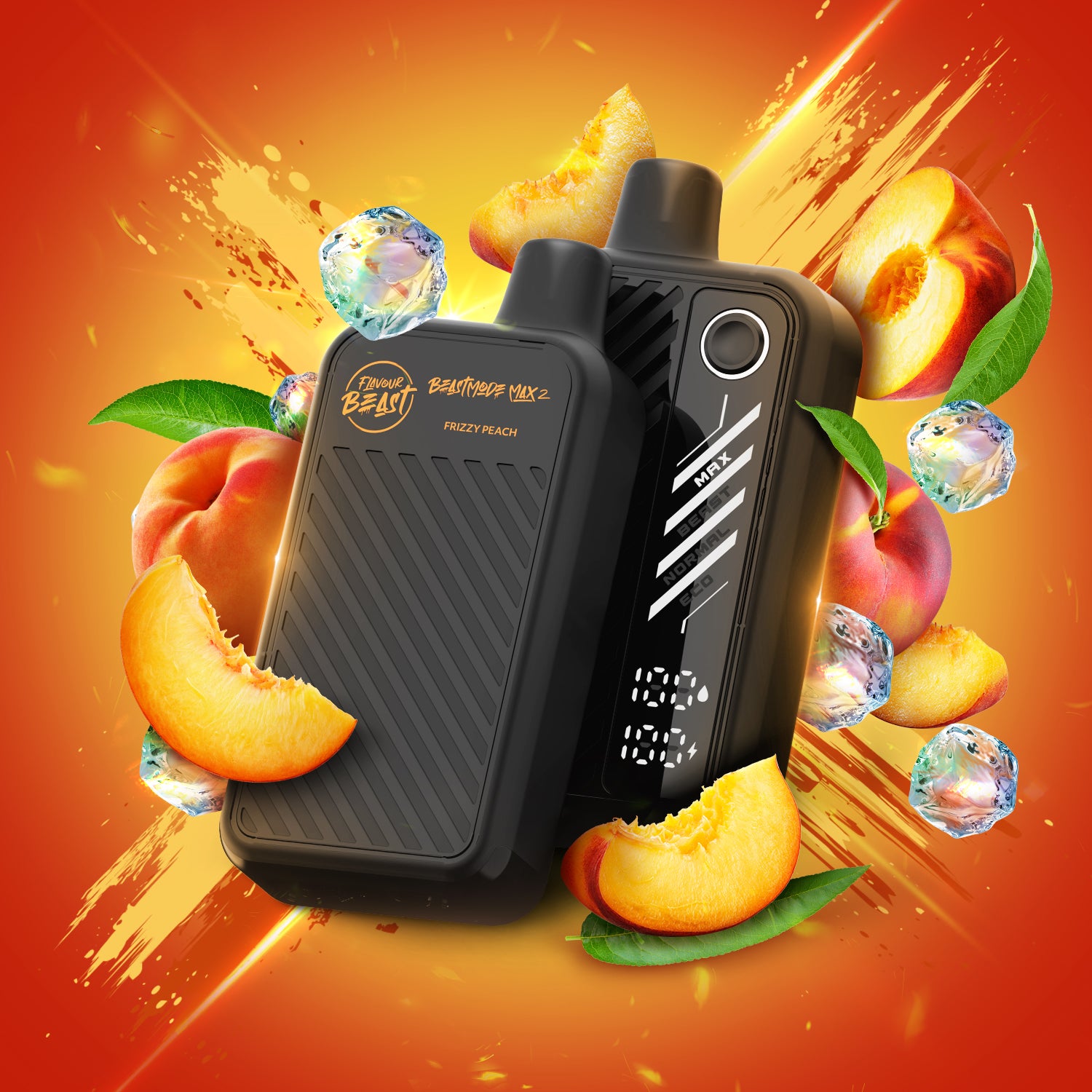 Flavour Beast Beast Mode Max 2 (50k) Disposable: Frizzy Peach