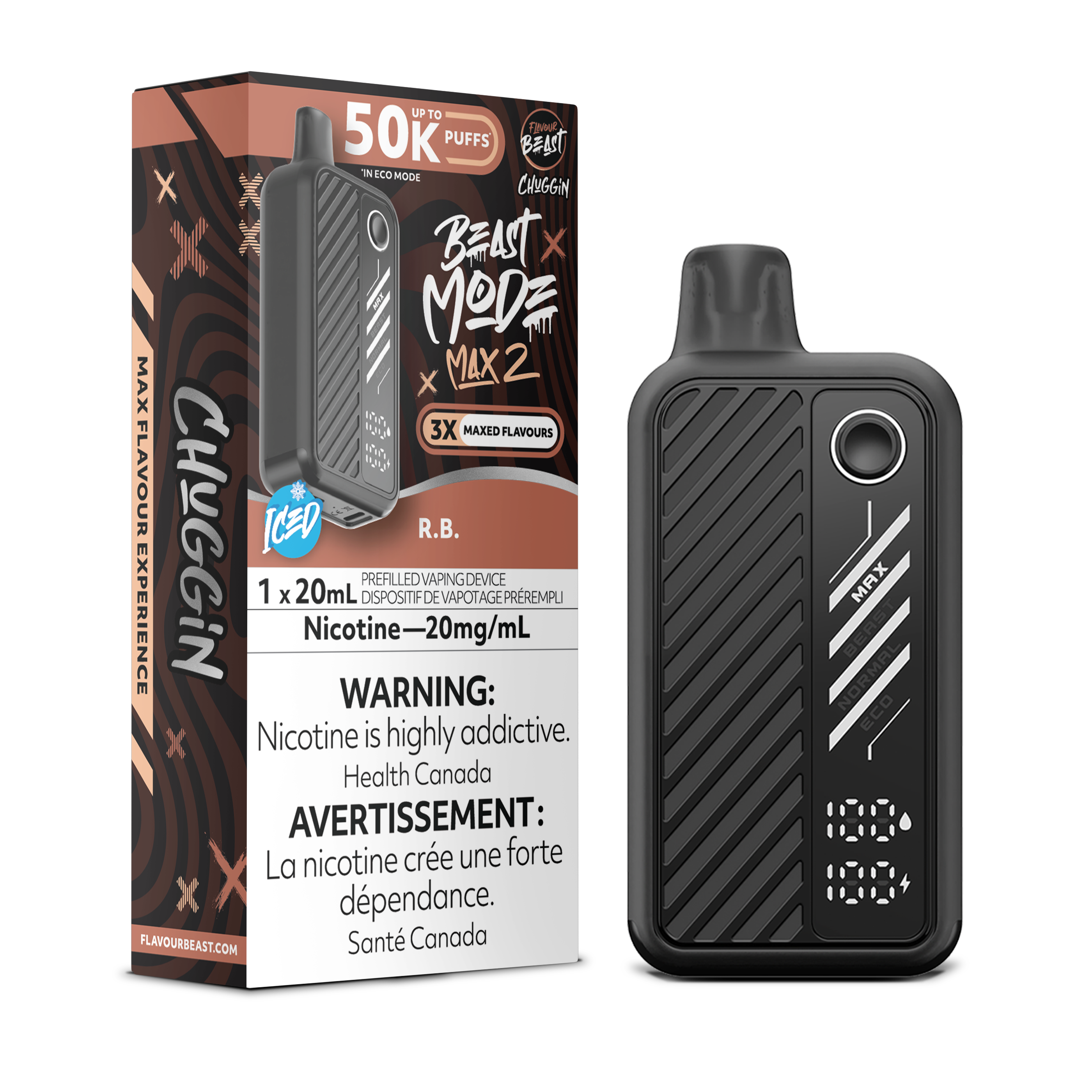 Flavour Beast Beast Mode Max 2 (50K) Disposable: R.B.
