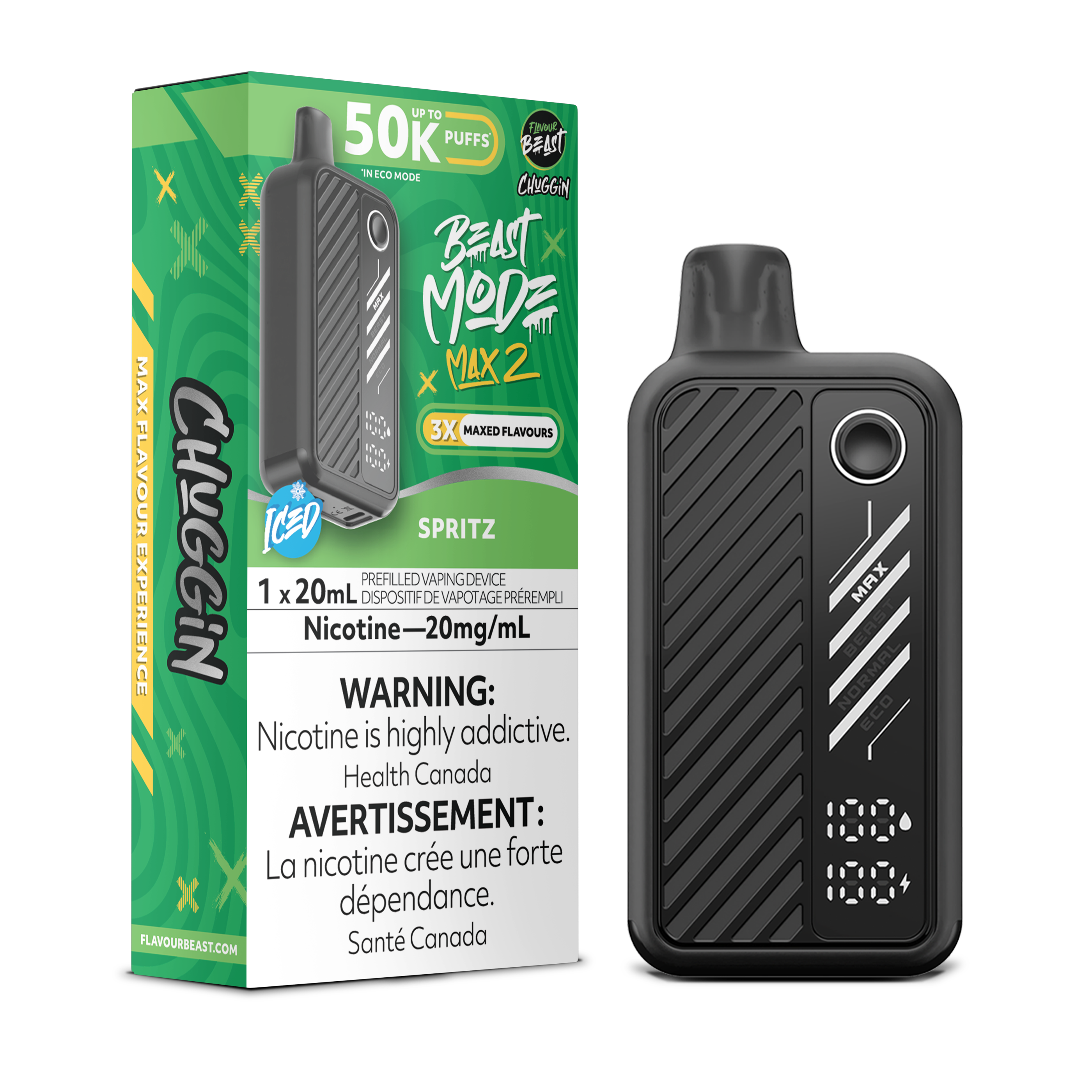 Flavour Beast Beast Mode Max 2 (50K) Disposable: Spritz
