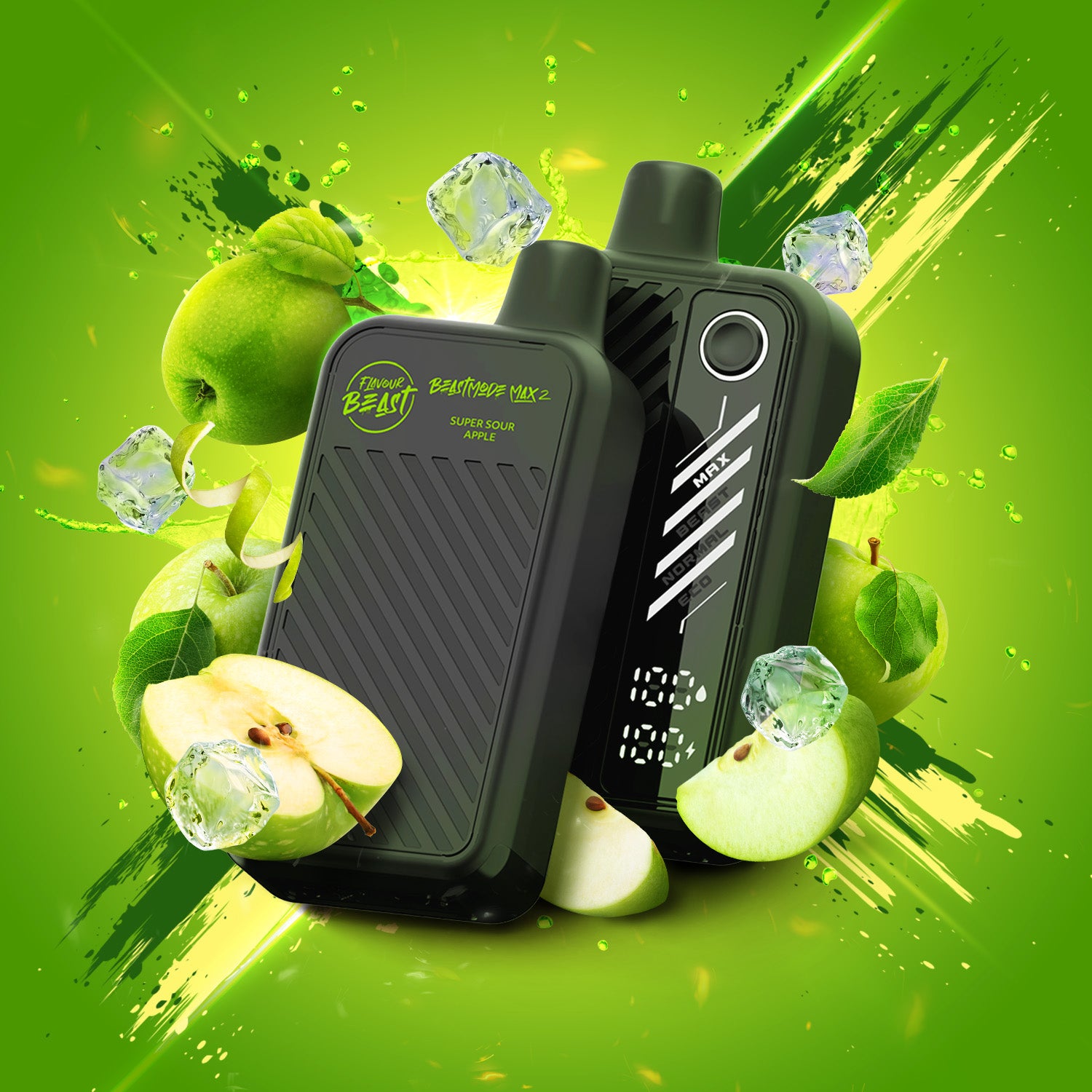 Flavour Beast Beast Mode Max 2 (50K) Disposable: Super Sour Apple