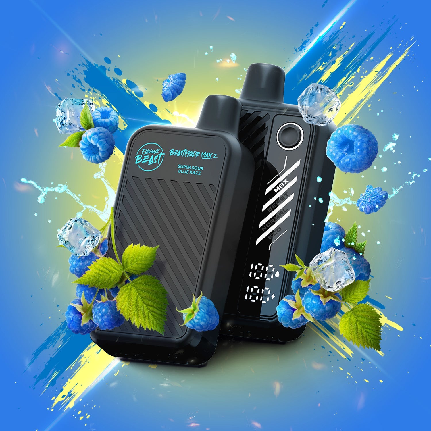 Flavour Beast Beast Mode Max 2 (50K) Disposable: Super Sour Blue Razz