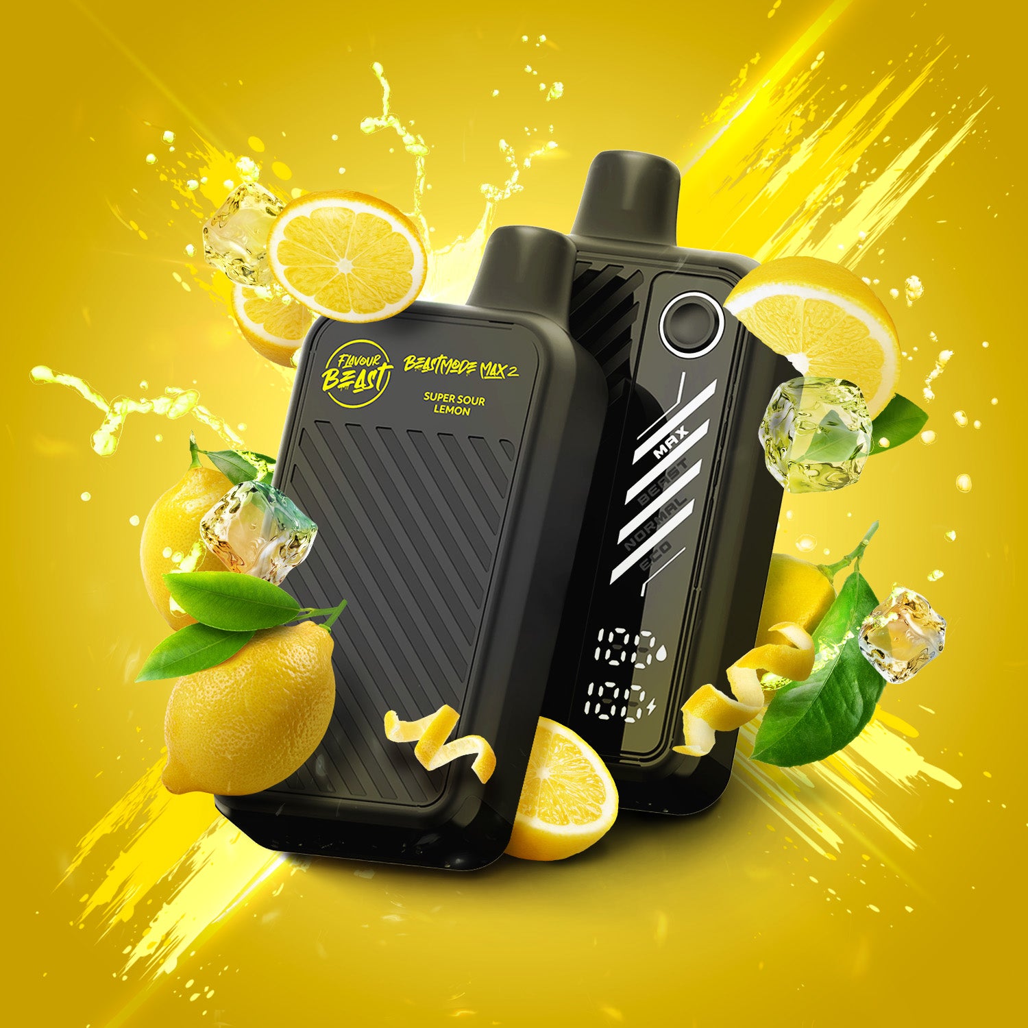 Flavour Beast Beast Mode Max 2 (50K) Disposable: Super Sour Lemon