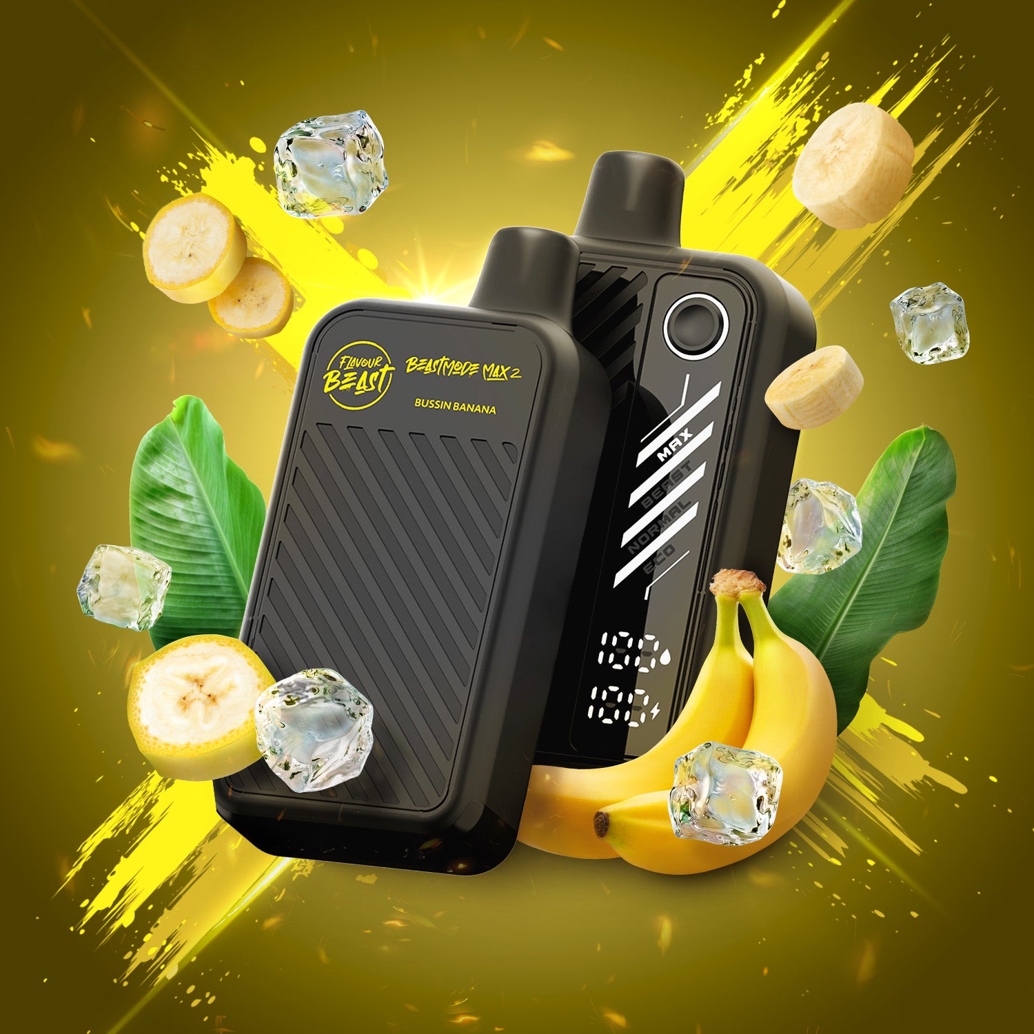flavour beast beast mode max x2 disposable bussin banana