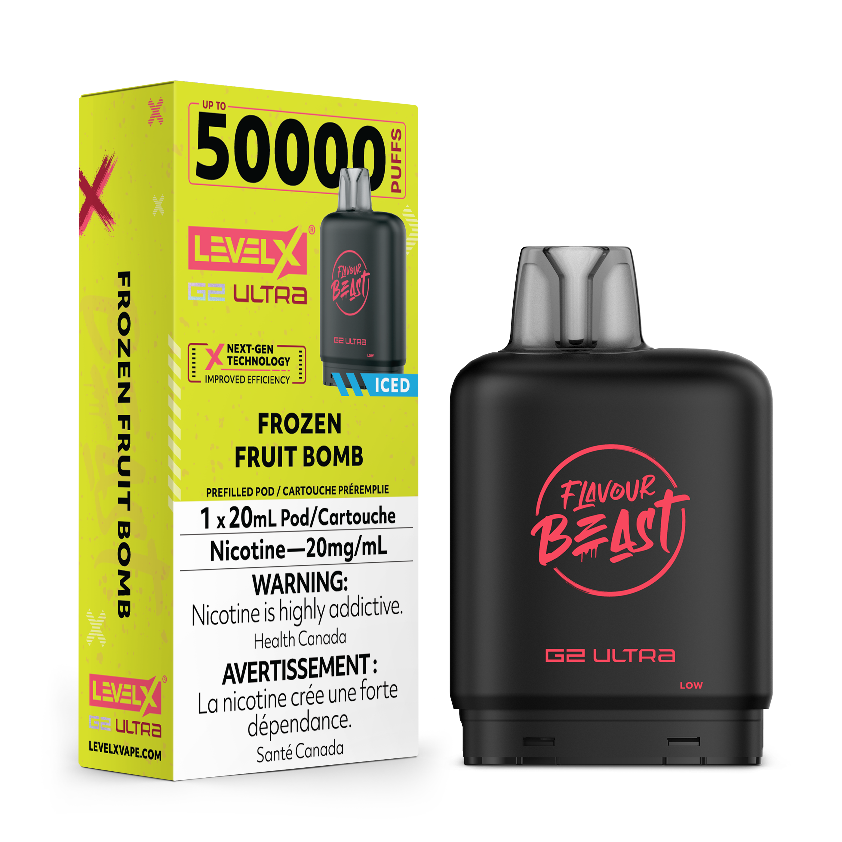 Flavour Beast Level X G2 Ultra Pods Frozen Fruit Bomb