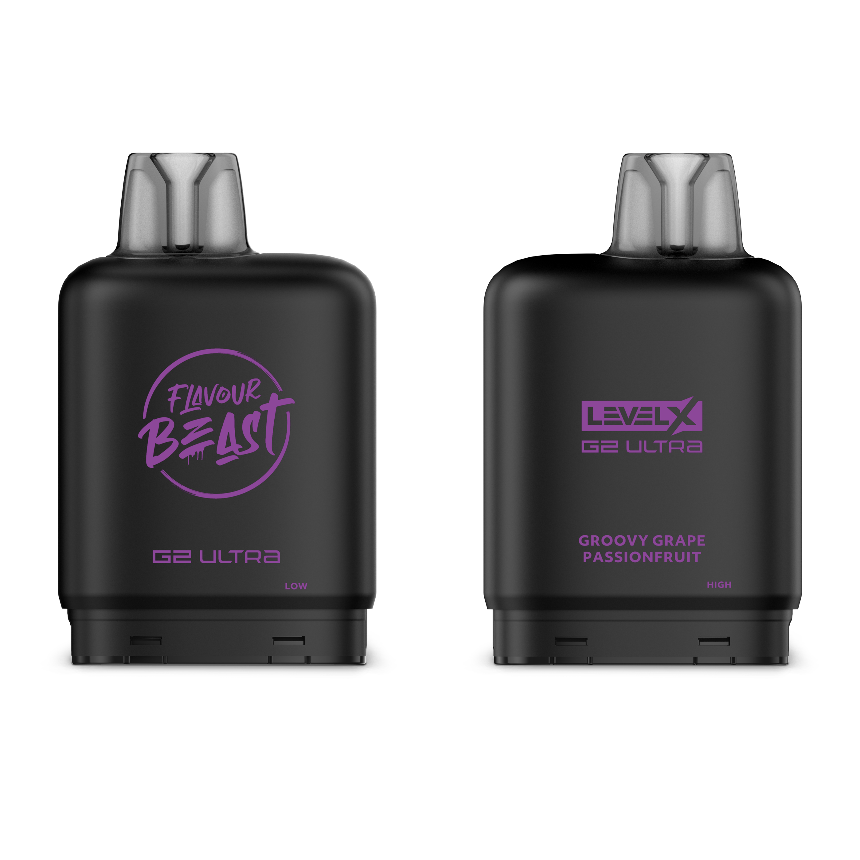 Flavour Beast Level X G2 Ultra Pods Groovy Grave PassionFruit