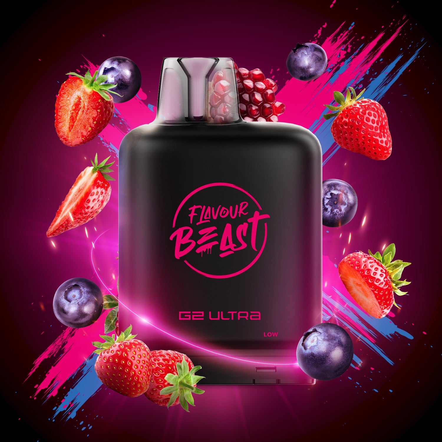 Flavour Beast Level X G2 Ultra Pods Trippin' Triple Berry