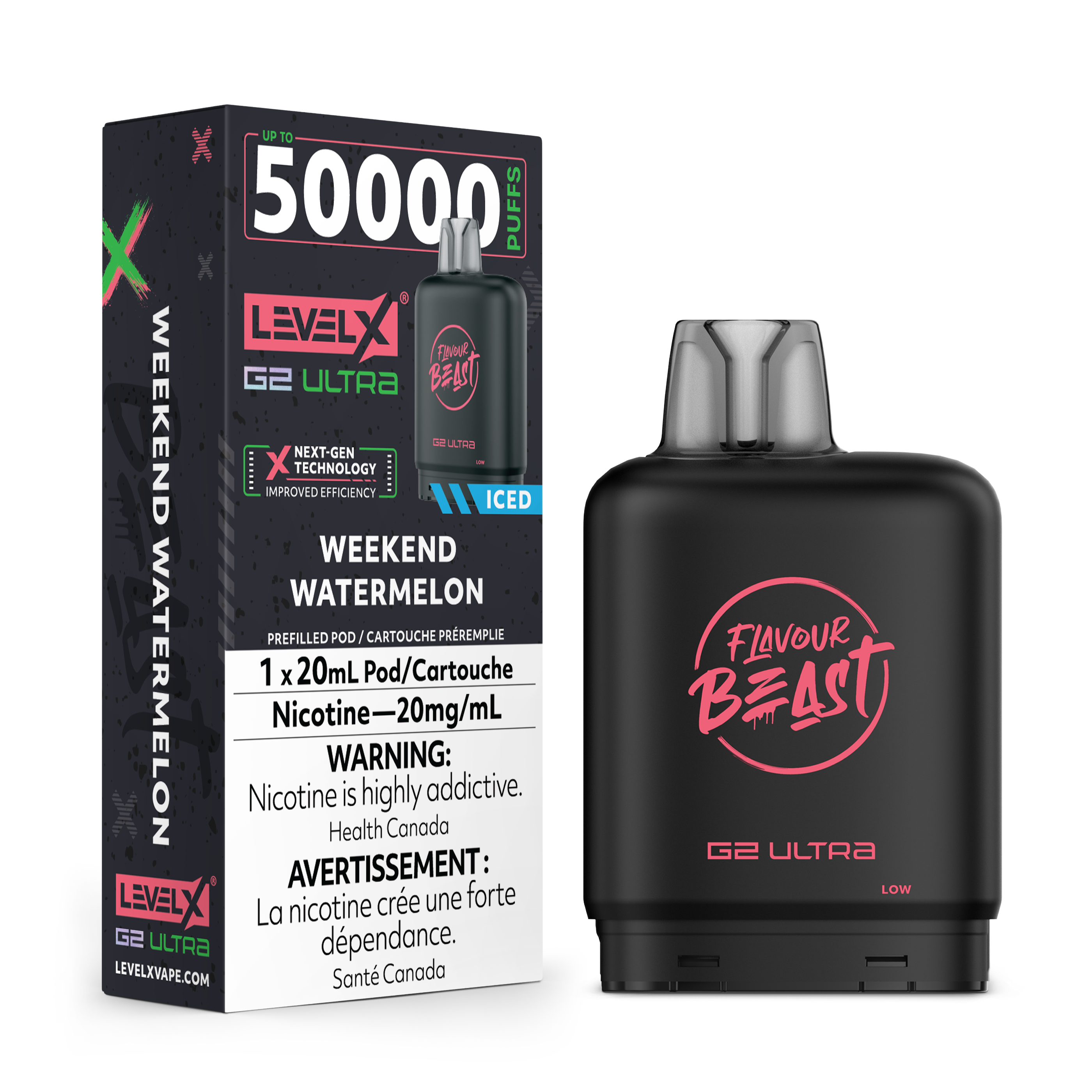 Flavour Beast Level X G2 Ultra Pods Weekend Watermelon