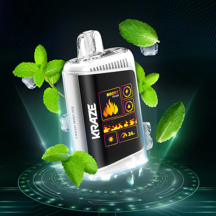 Kraze Hd Mega 20000 Disposable Fresh Mint Ice