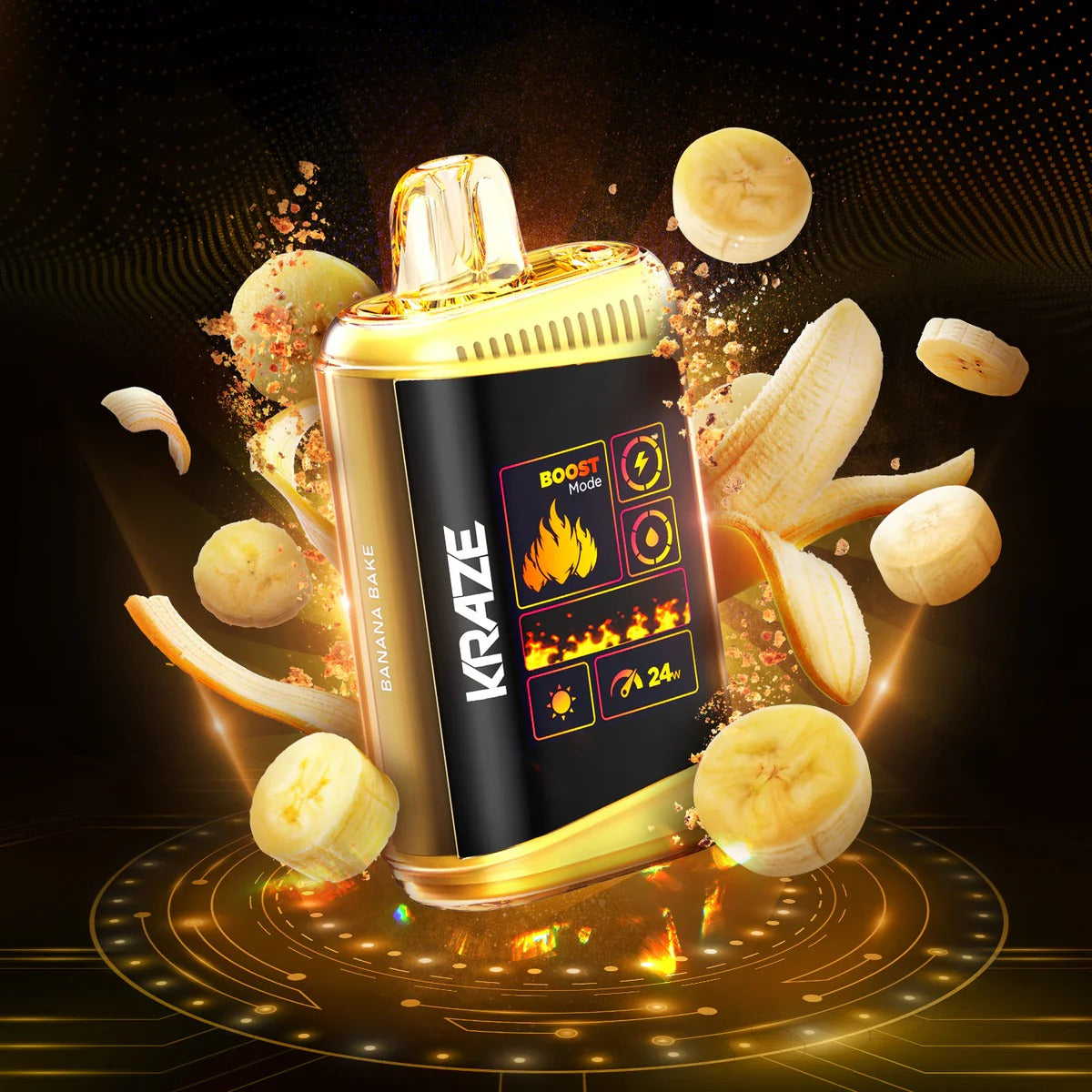 Kraze HD Mega 20000 Disposable Banana Bake