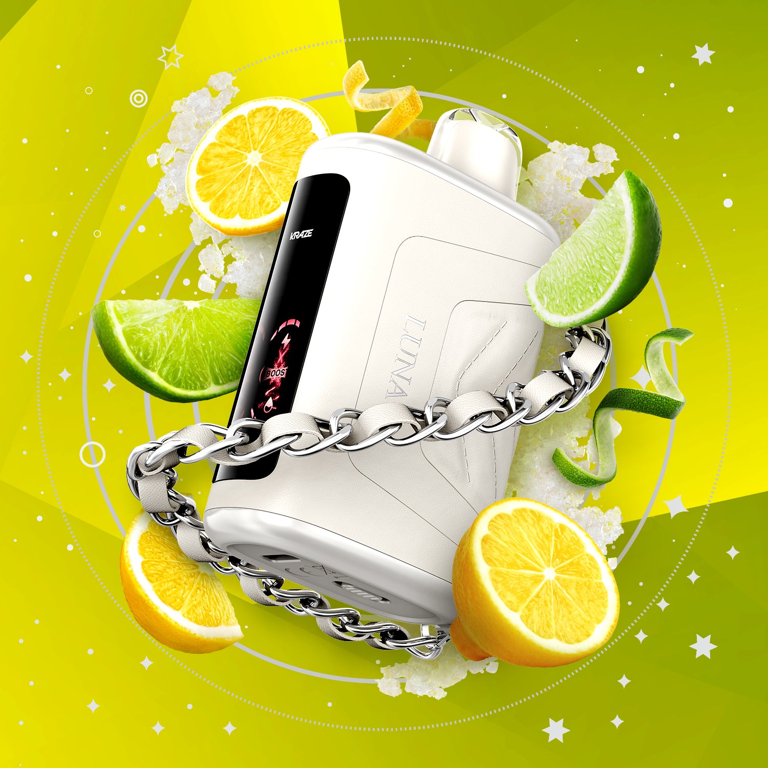 Kraze Luna 42k Disposable Vape Lemon Lime Bae Ice