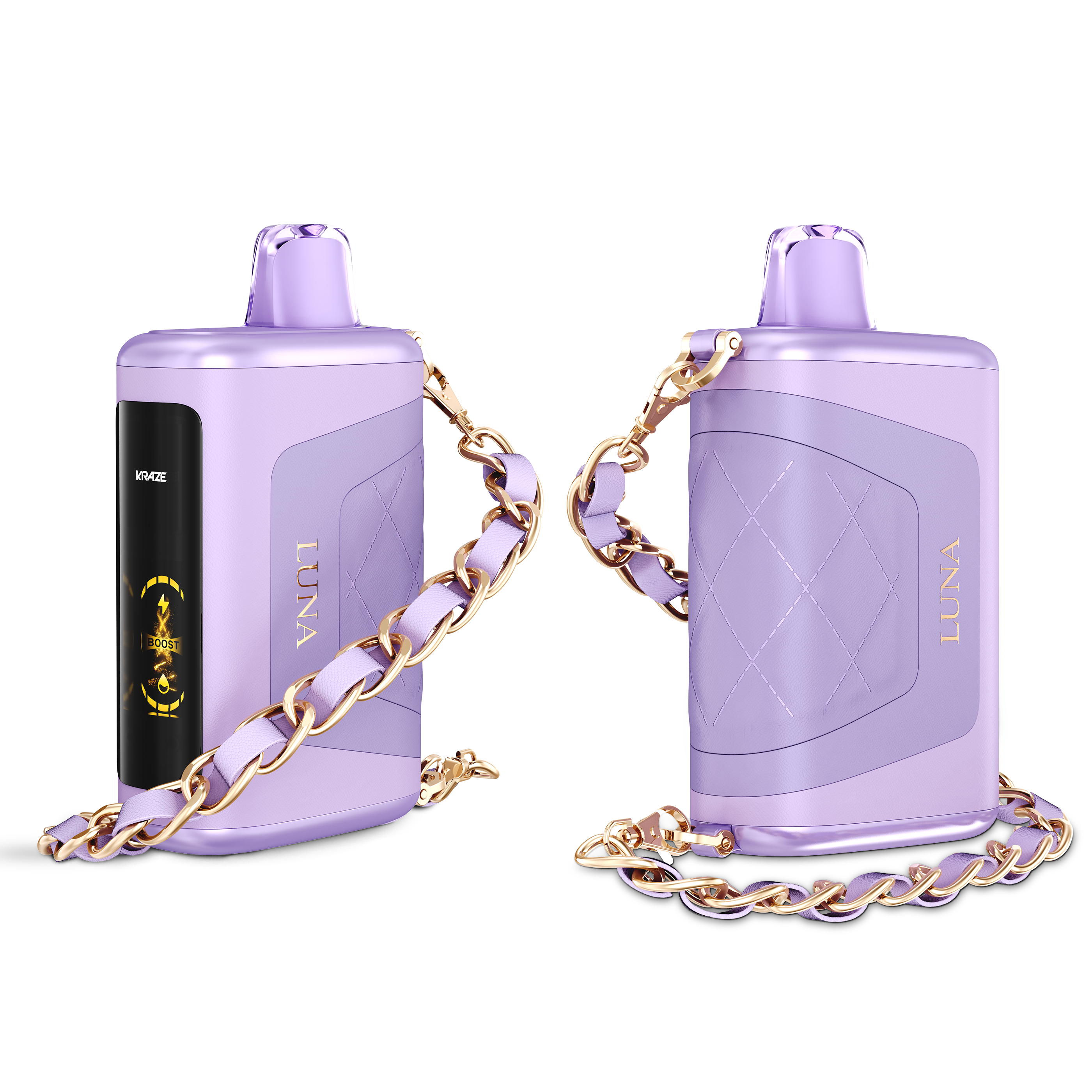Kraze Luna 42K Disposable Vape Glitz Grape Ice