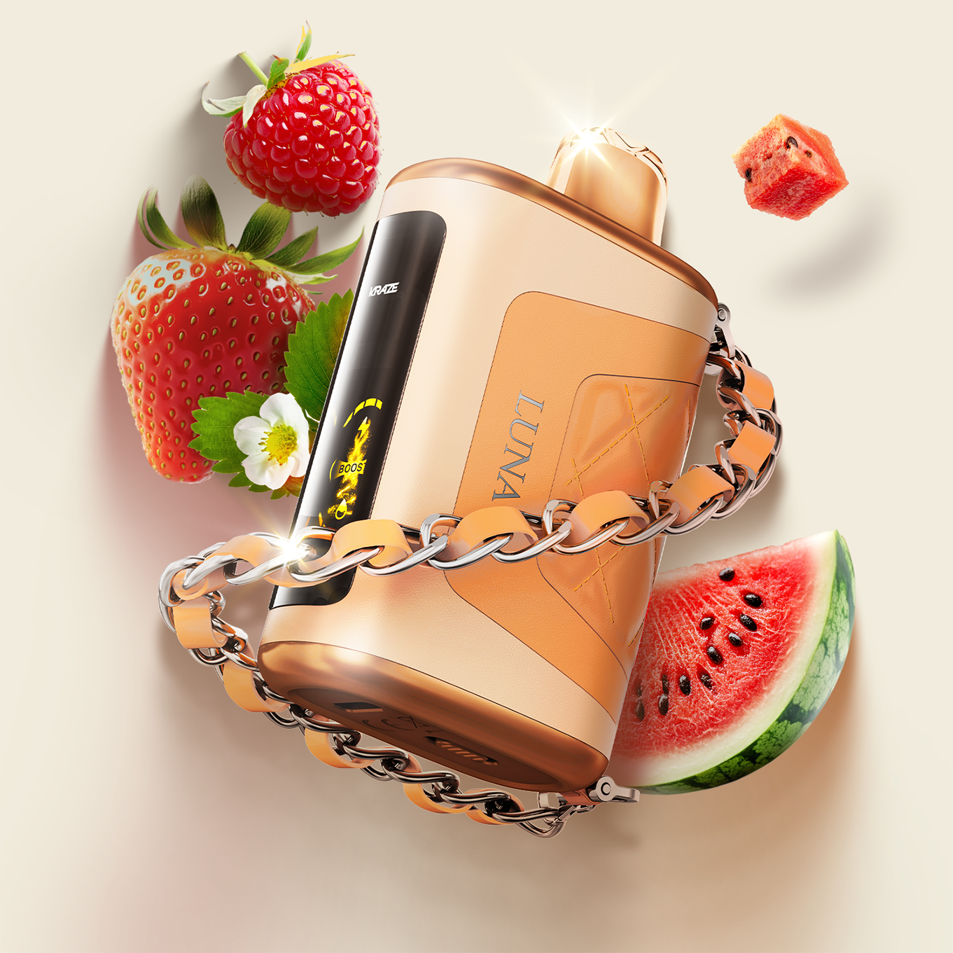 Kraze Luna 42K Disposable Vape Strazzberry Watermelon