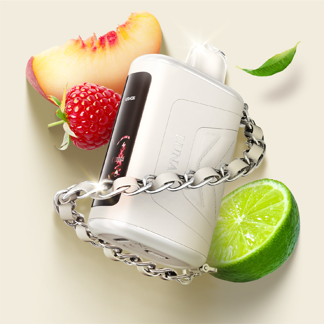 Kraze Luna 42K Disposable Vape White Peach Razz Lime