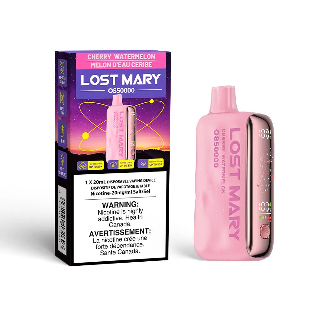 Lost Mary Os50000 50k Puff Disposable Vape Cherry Watermelon