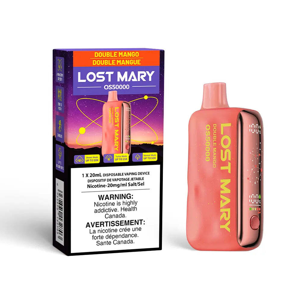 Lost Mary Os50000 50k Puff Disposable Vape Double Mango