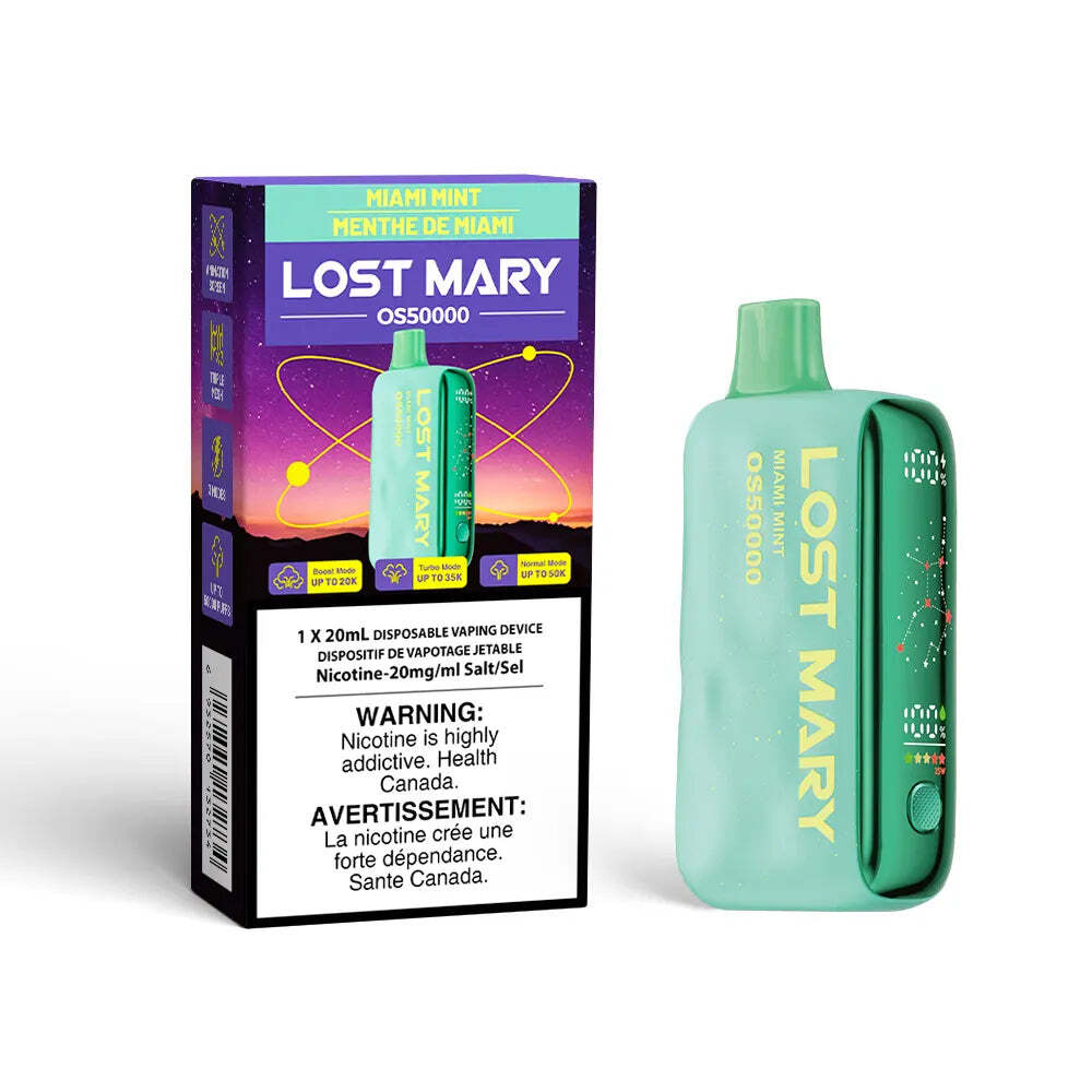 Lost Mary Os50000 50k Puff Disposable Vape Miami Mint