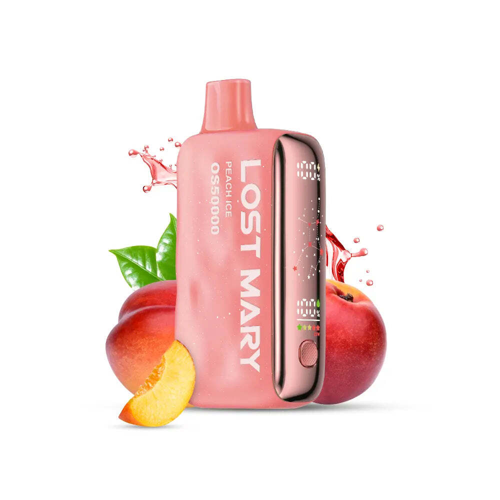 Lost Mary Os50000 50k Puff Disposable Vape Peach Ice
