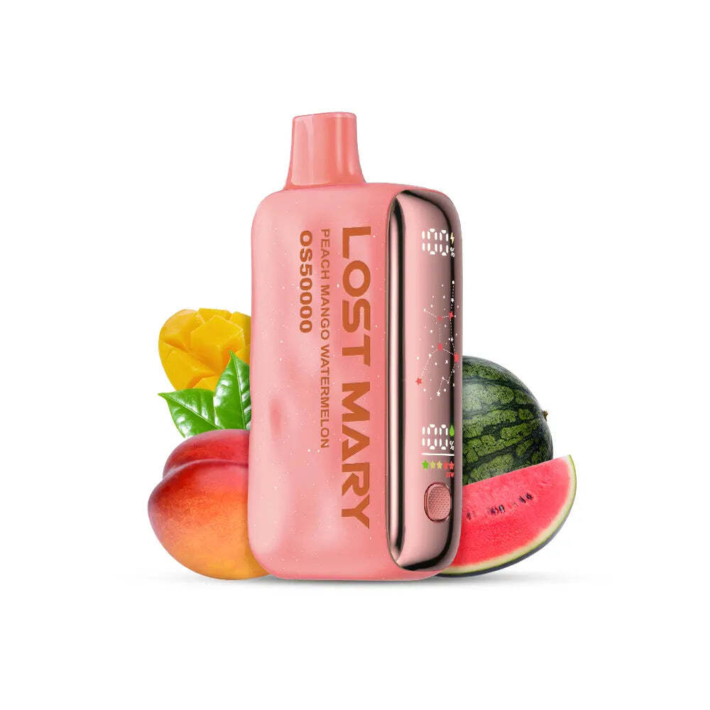 Lost Mary Os50000 50k Puff Disposable Vape Peach Mango Watermelon