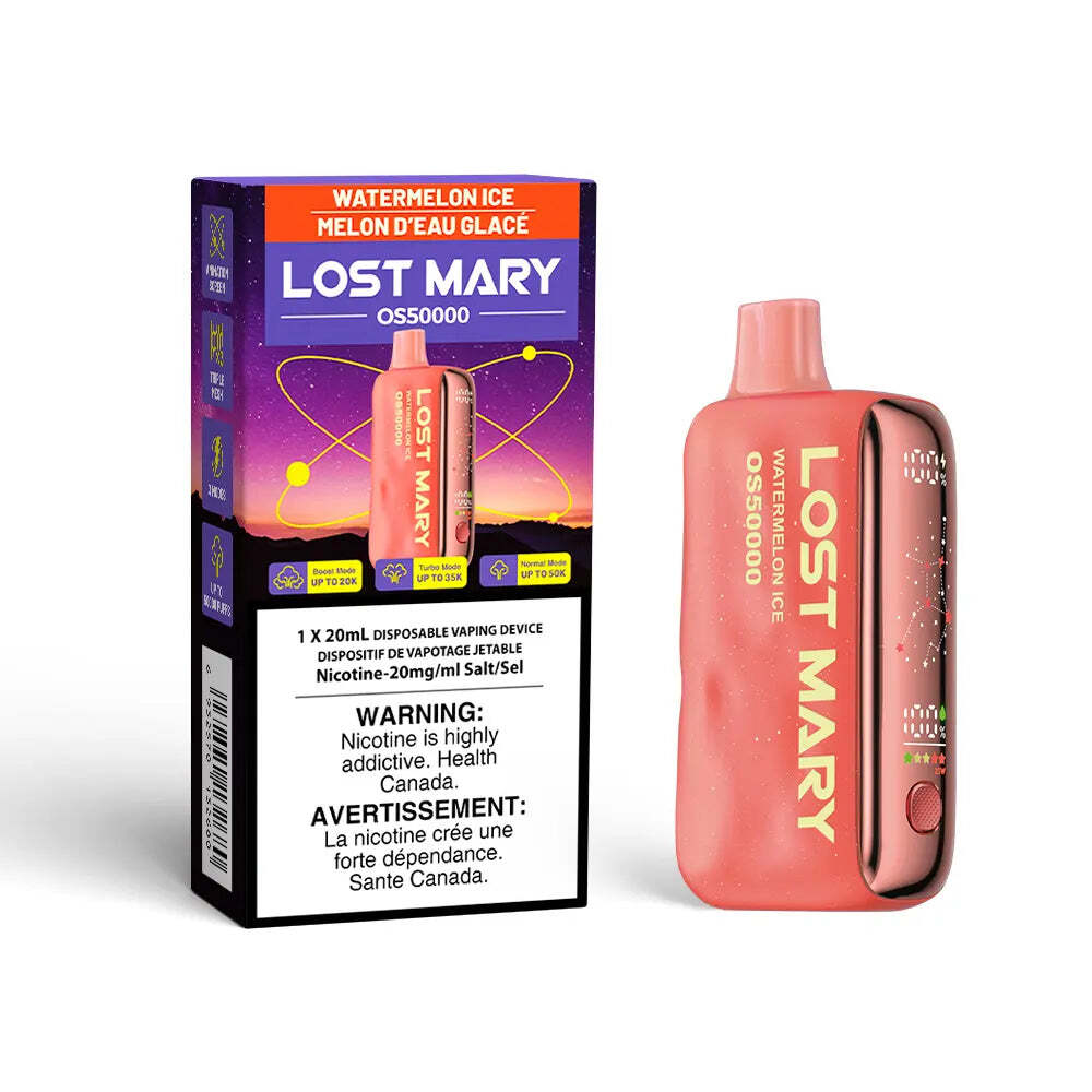 Lost Mary Os50000 50k Puff Disposable Vape Watermelon Ice