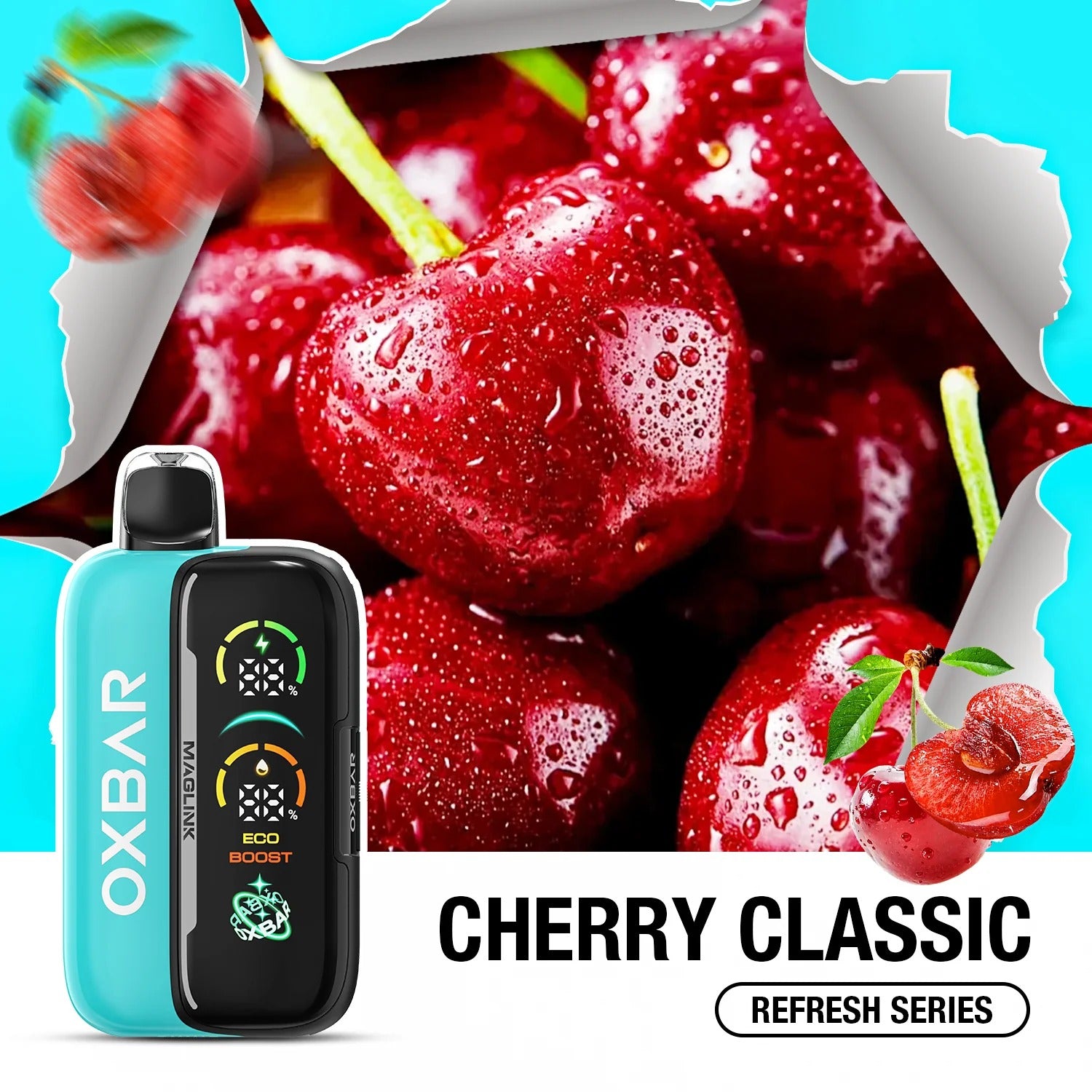 OXBAR Rocky Vapor Maglink 90K Starter Kit Cherry Classic