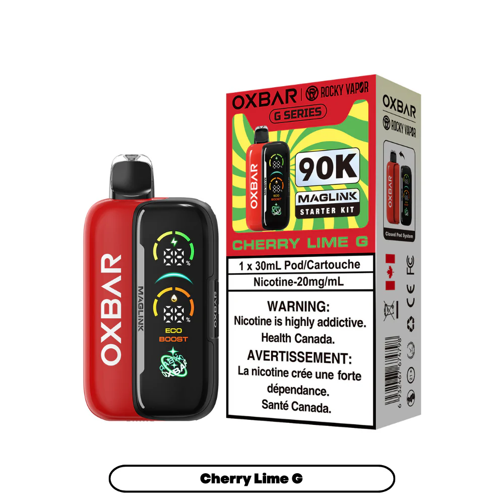 OXBAR Rocky Vapor Maglink 90K Starter Kit Cherry Lime G