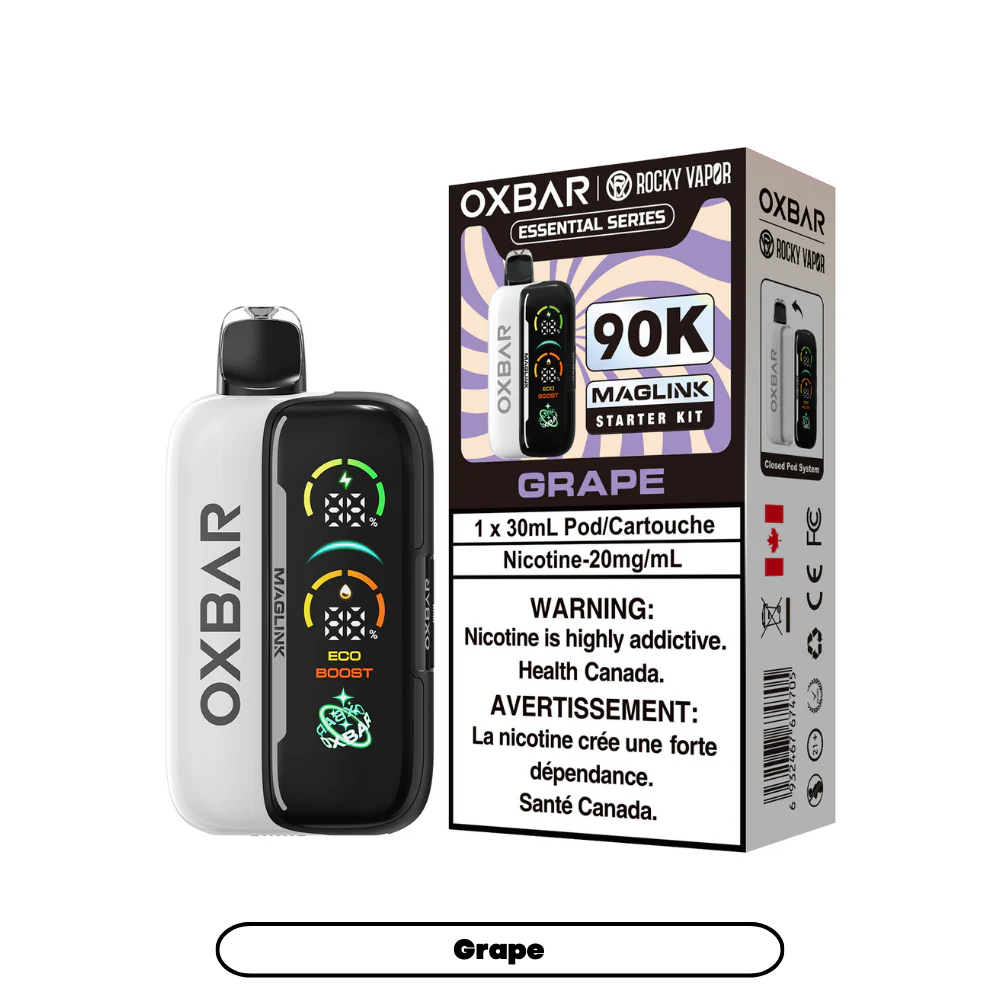 OXBAR Rocky Vapor Maglink 90K Starter Kit Grape