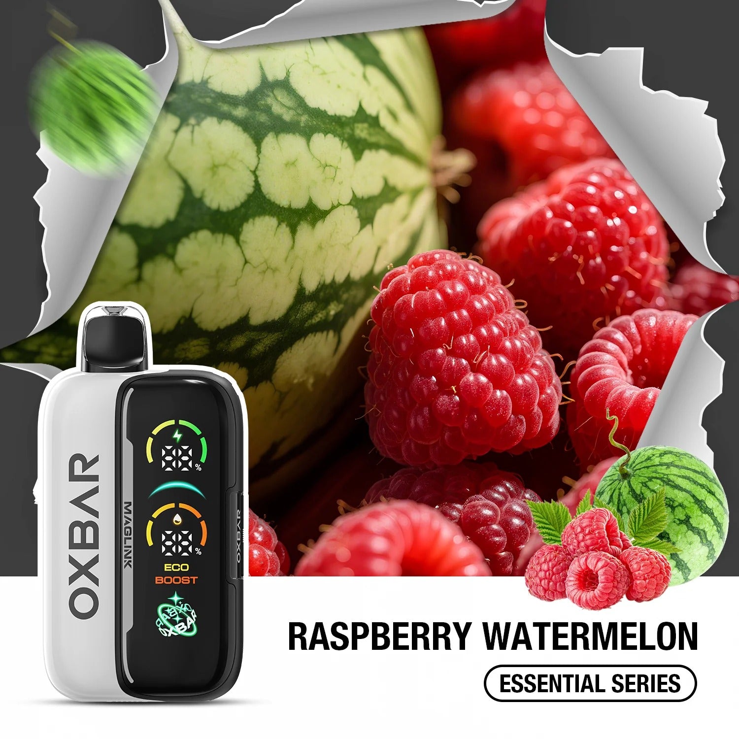OXBAR Rocky Vapor Maglink 90K Starter Kit Raspberry Watermelon