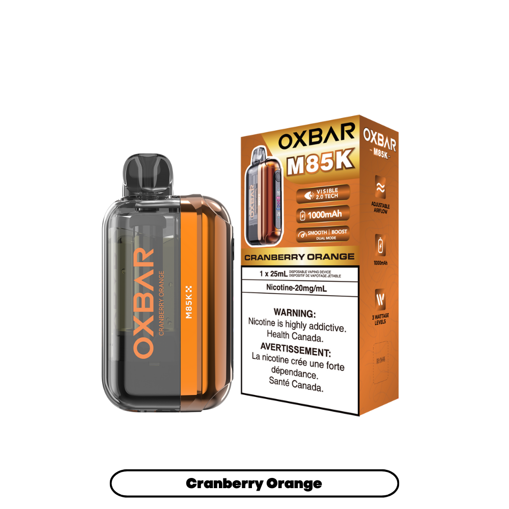 OXBAR M85K Disposable Vape Cranberry Orange