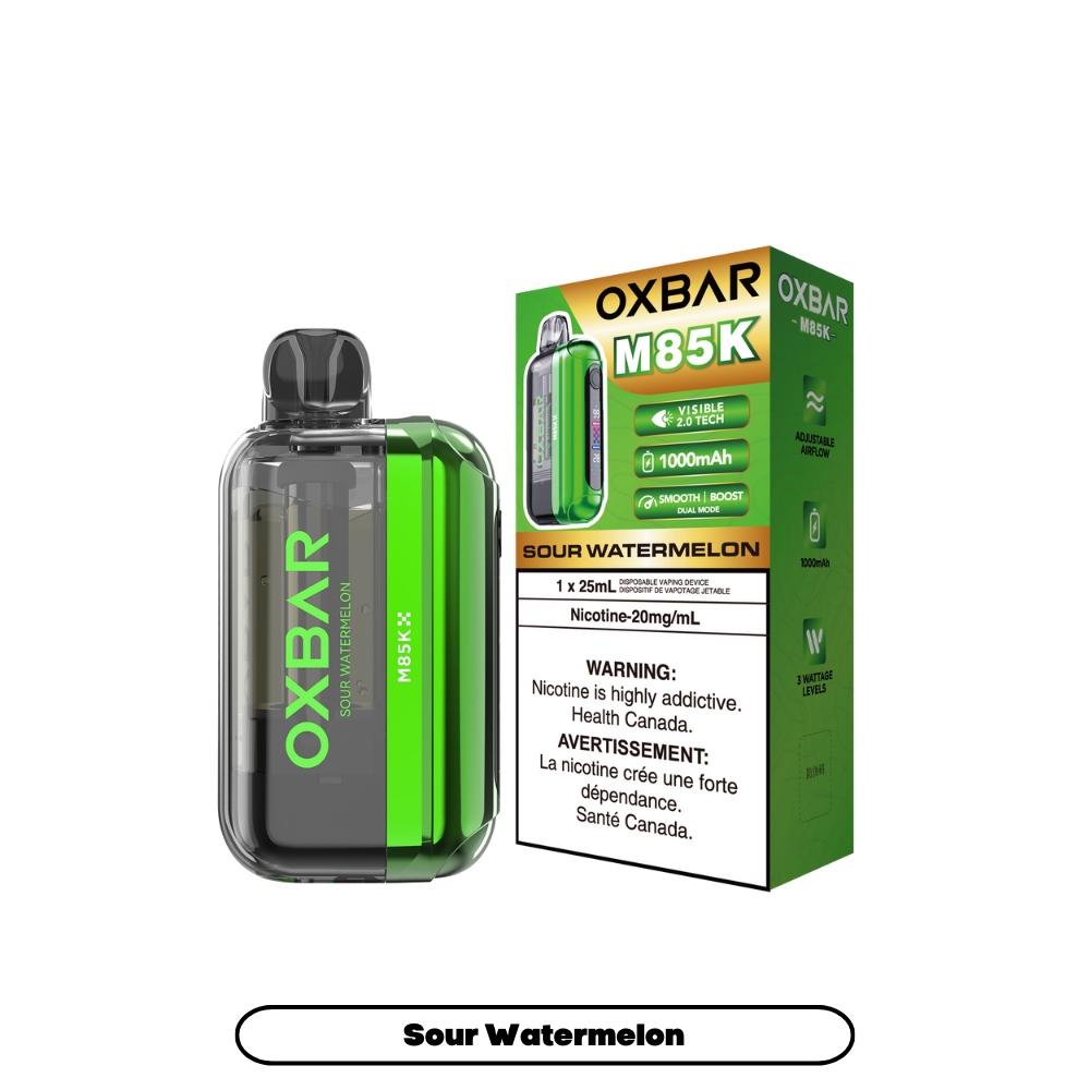 OXBAR M85K Disposable Vape Sour Watermelon