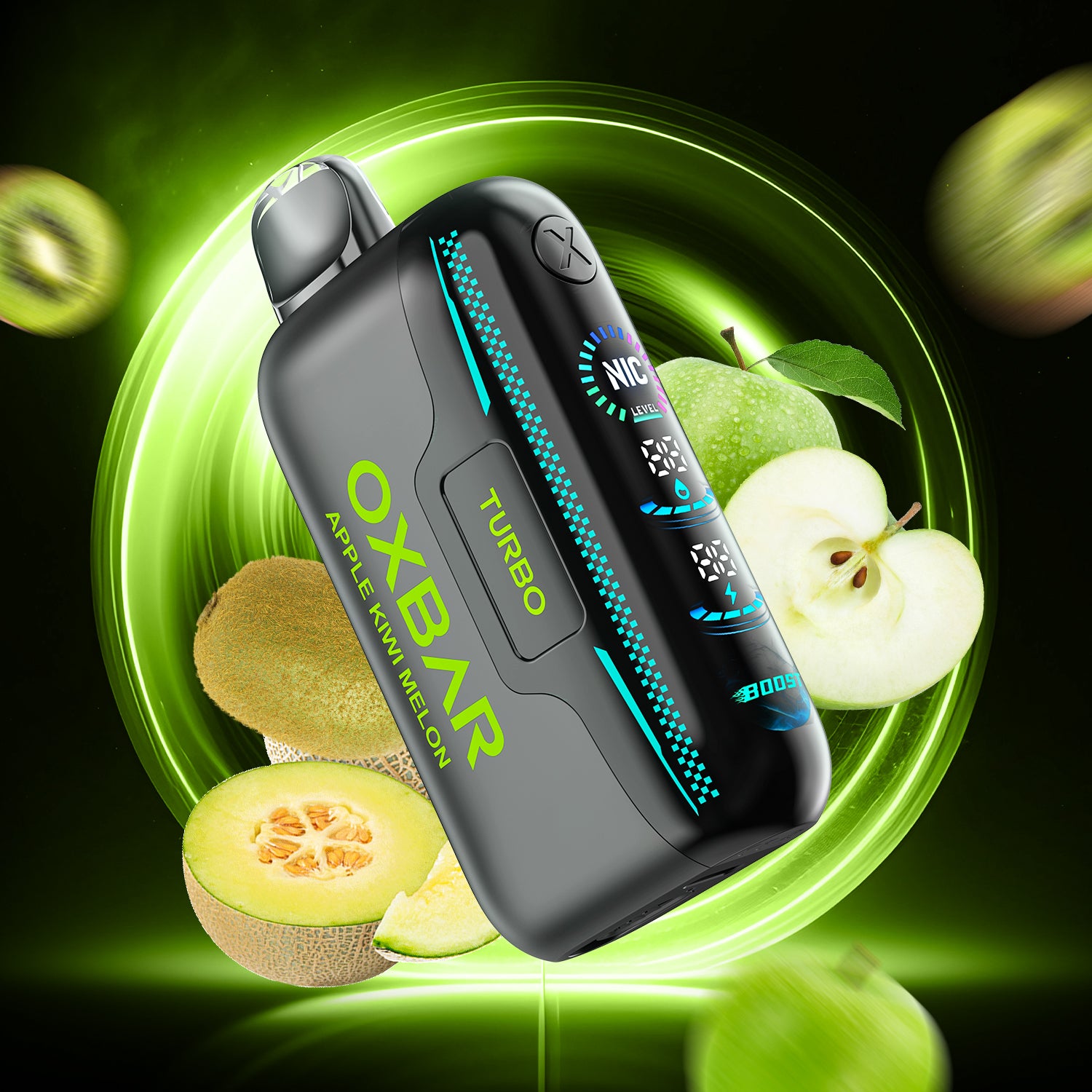 OXBAR Rocky Vapor G42K Disposable Vape - Apple Kiwi Melon