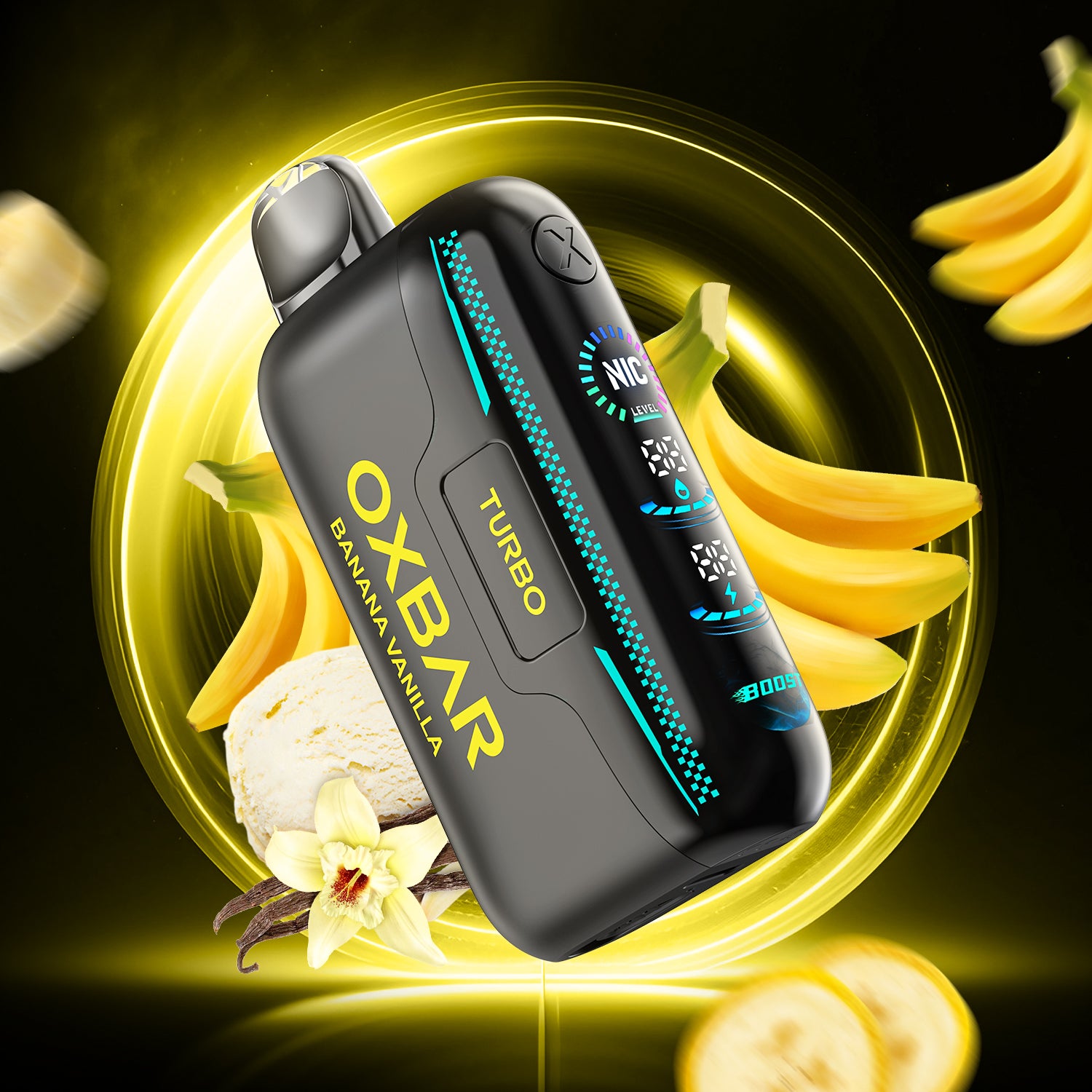 OXBAR Rocky Vapor G42K Disposable Vape Banana Vanilla
