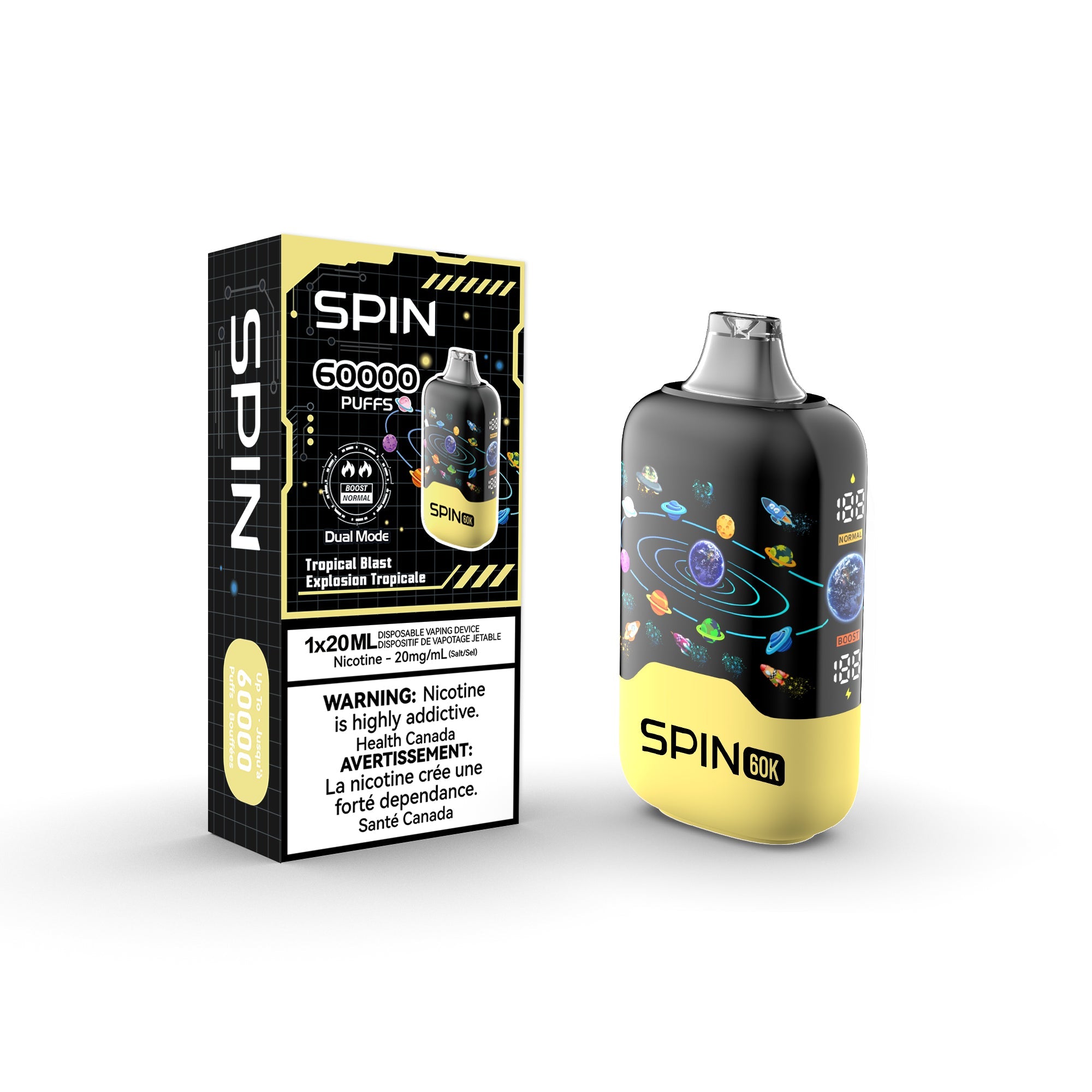 Spin 60K (60000) Disposable Vape Tropical Blast