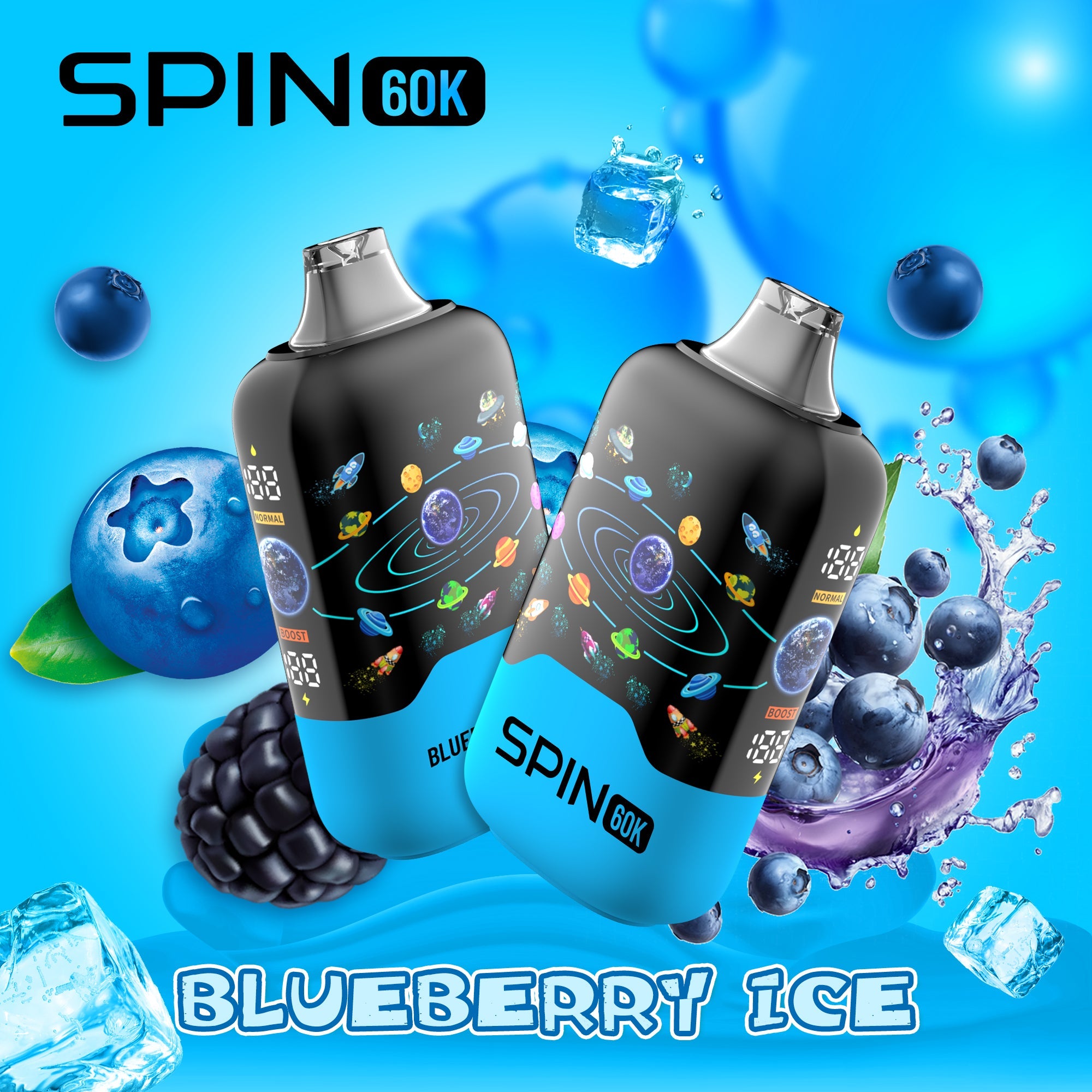 Spin Ultra 60K (60000) Disposable Vape Blueberry Ice